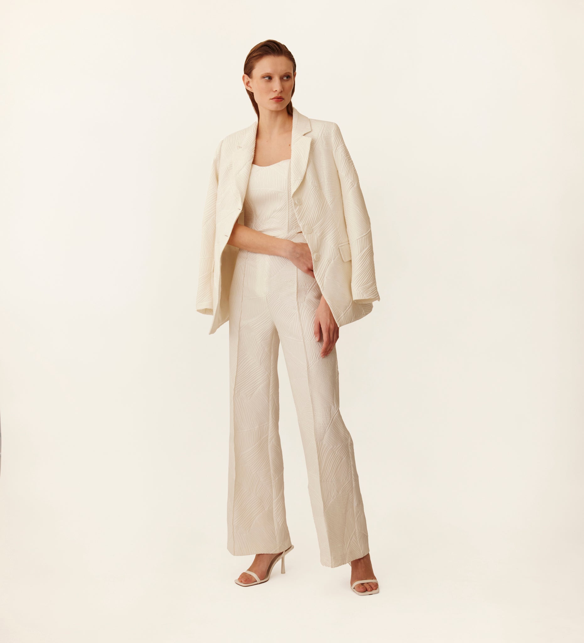 Haut corsage jacquard