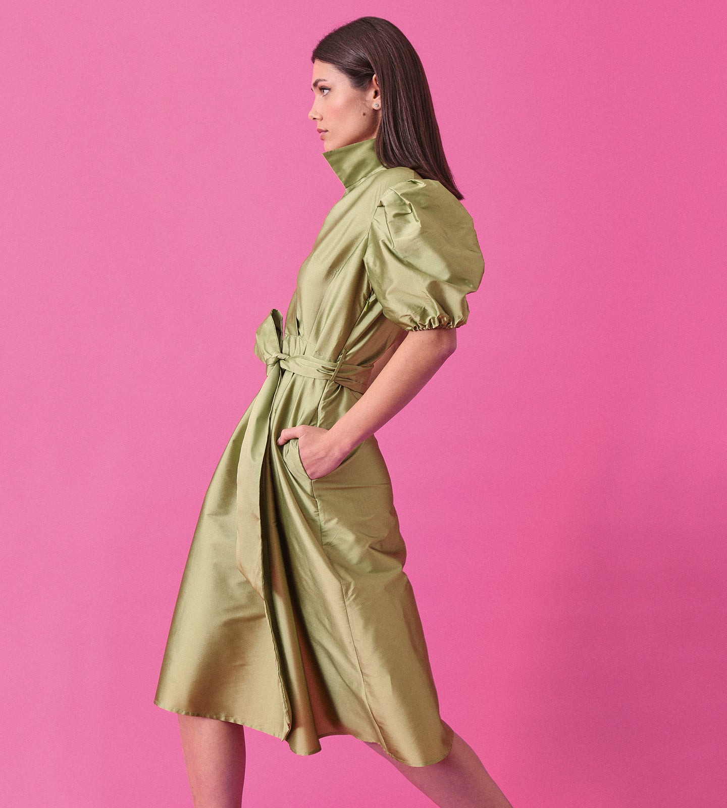 Robe chemise portefeuille