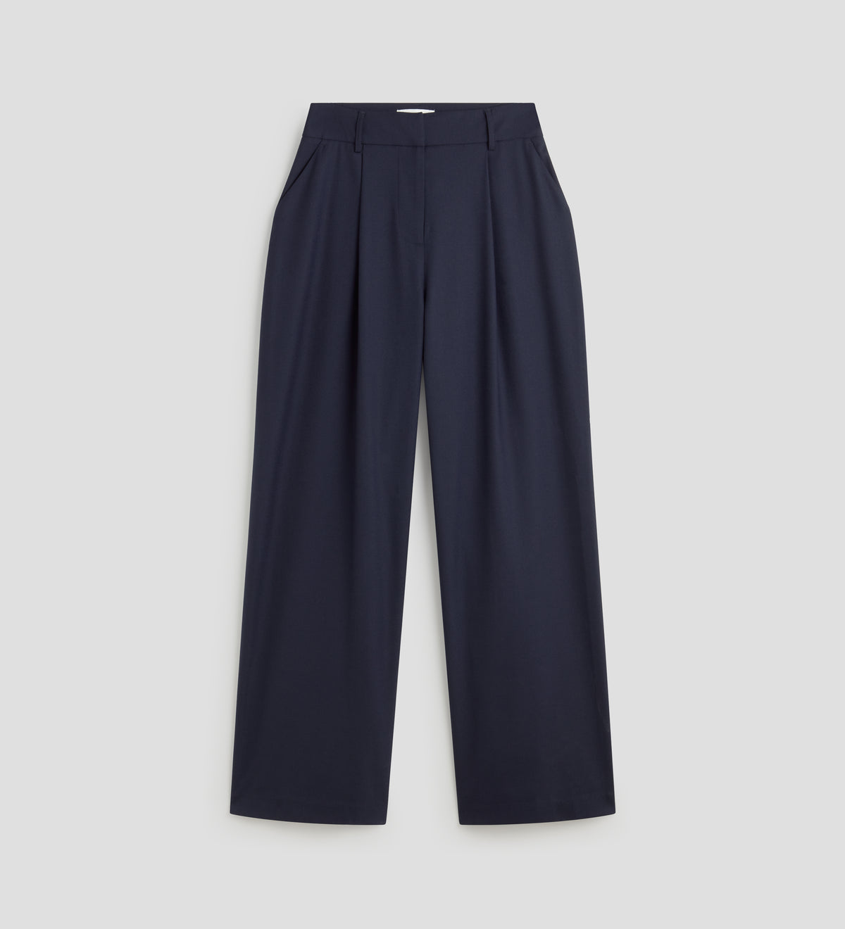 Wide pleated pants