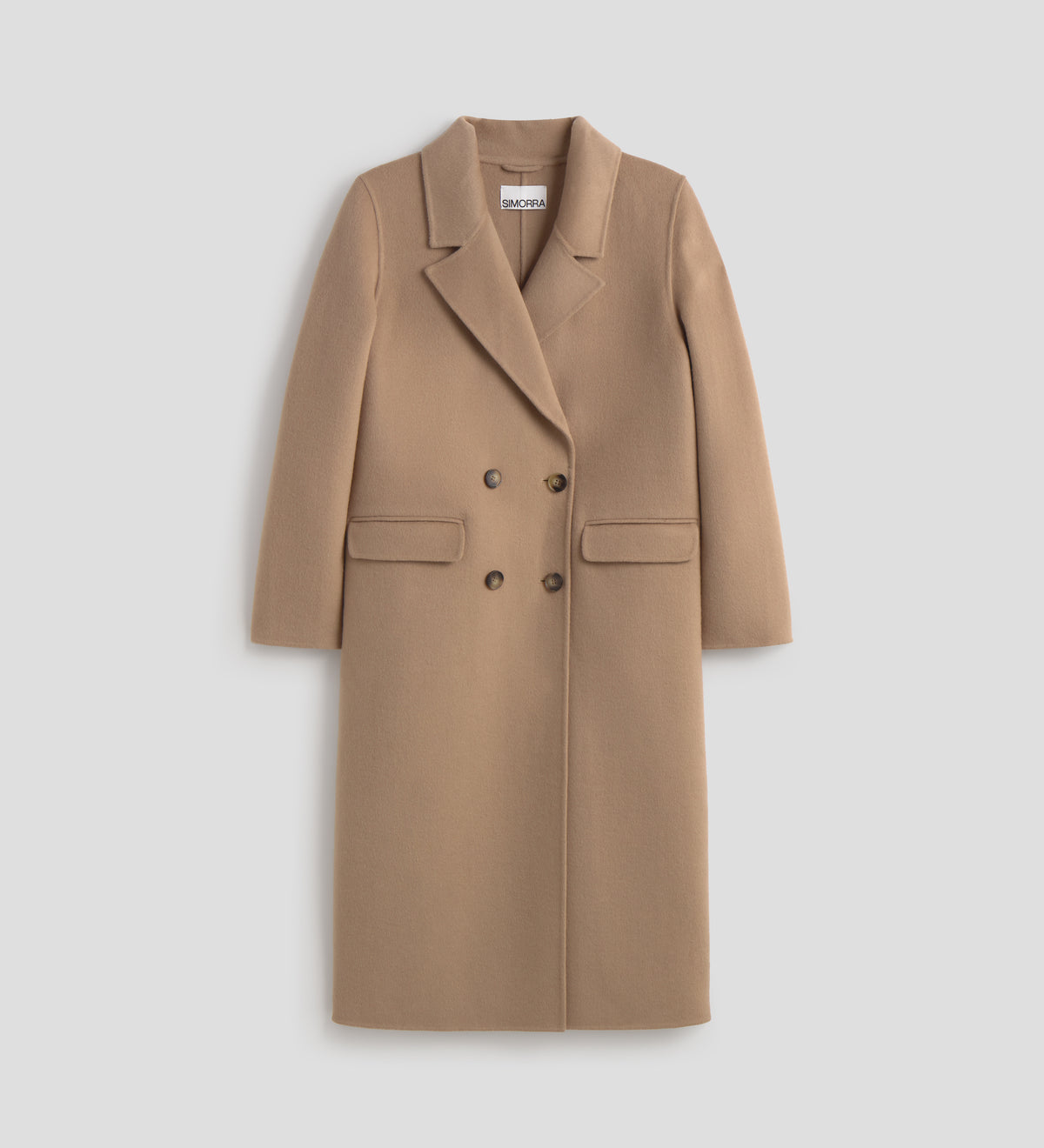 Manteau long double face