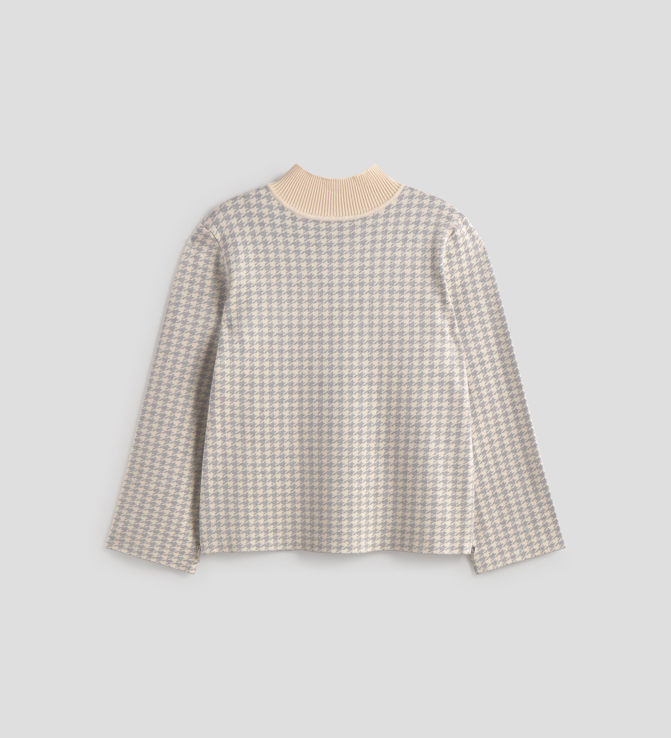Jacquard knit sweater