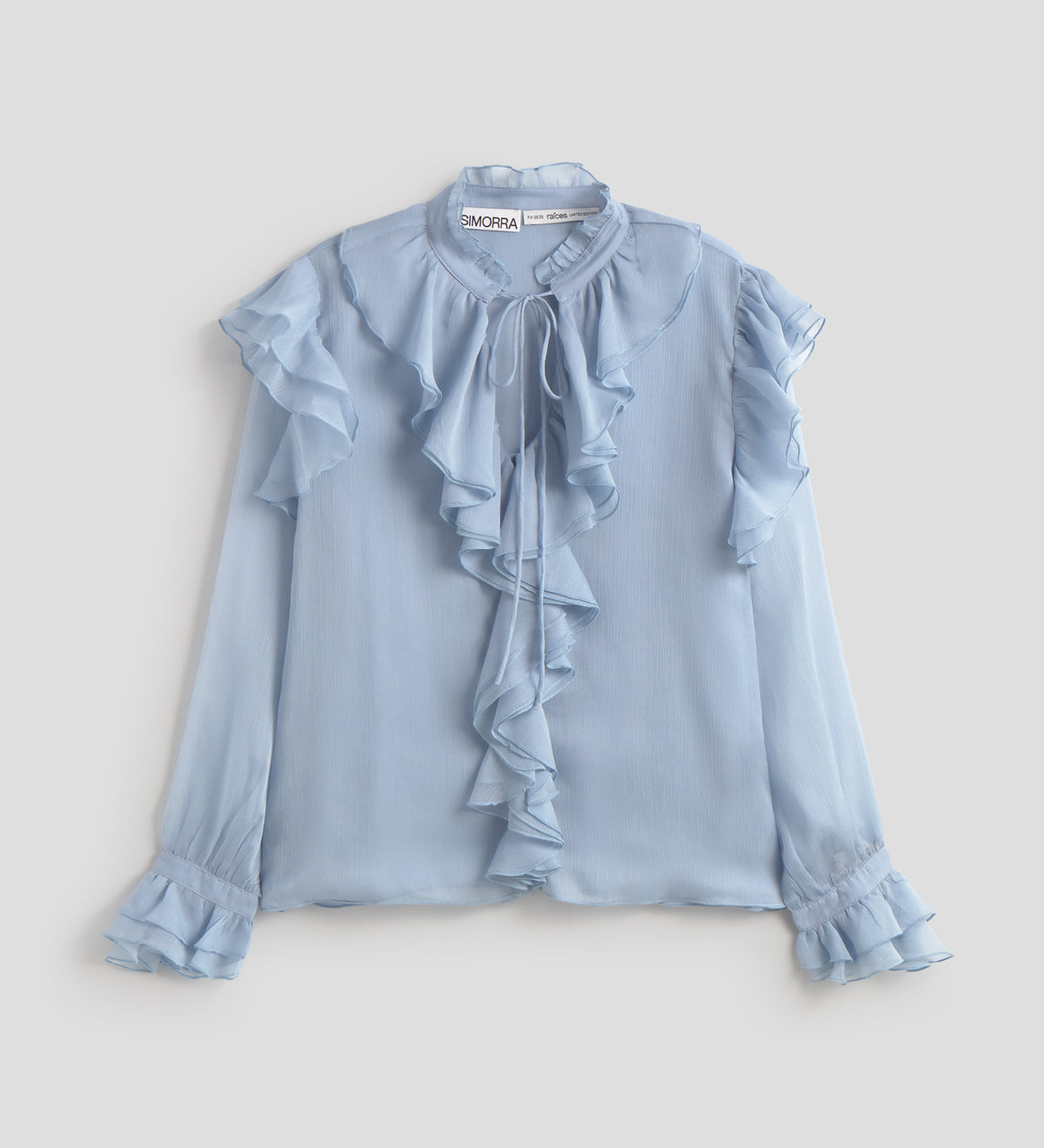 Blusa vaporosa volantes