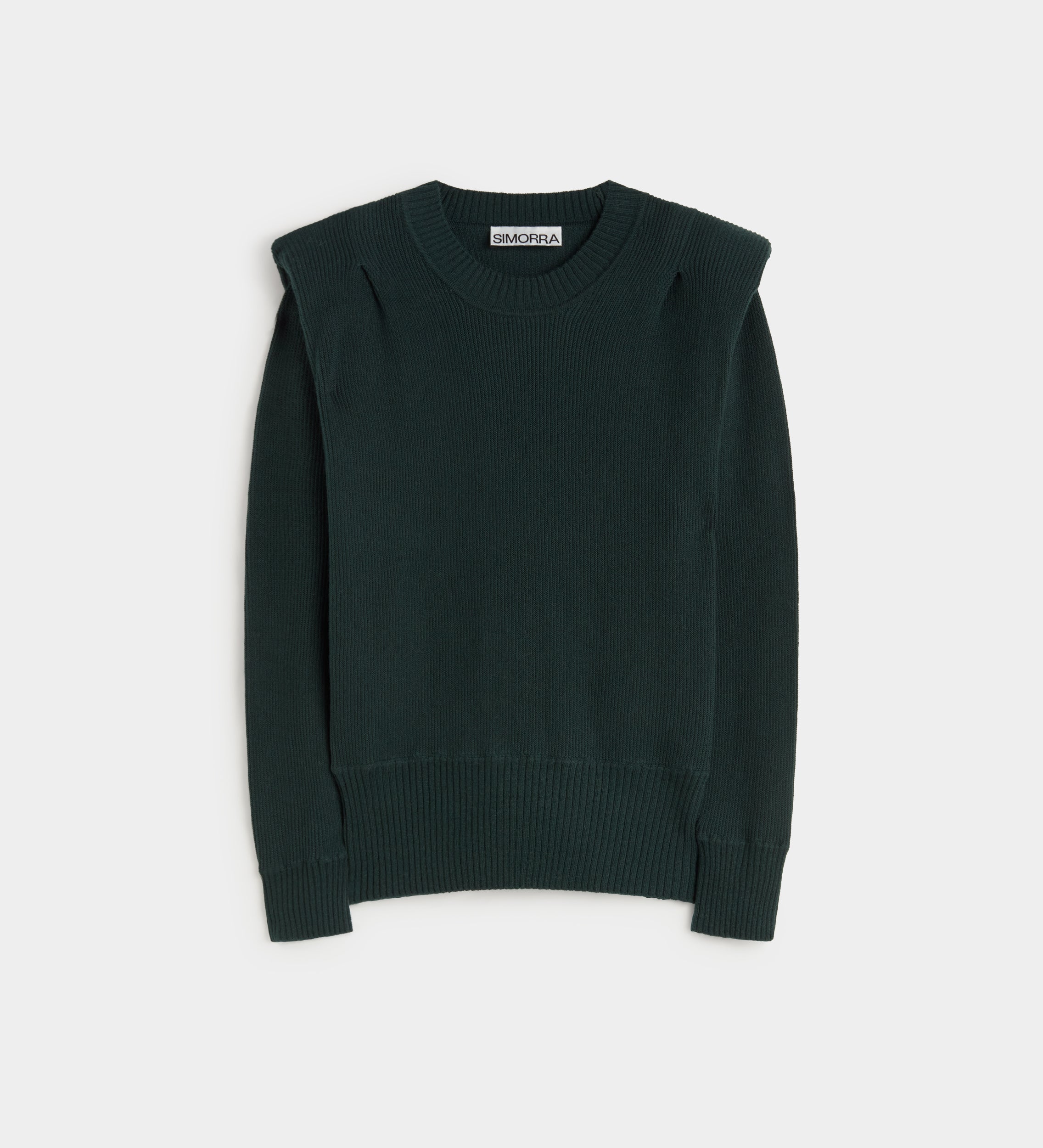 Pull en maille à épaulettes