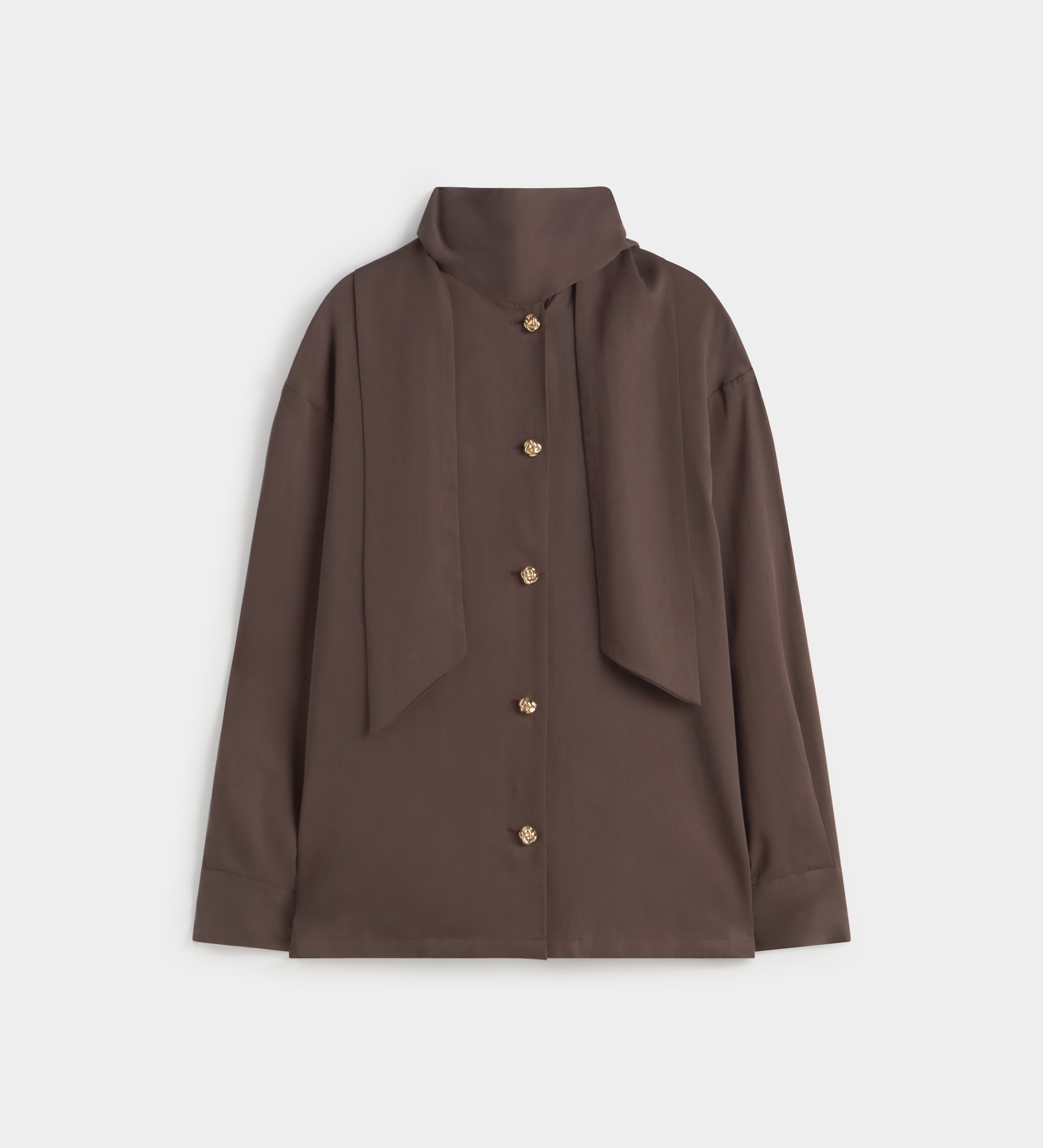 Blouse fluide à nœud
