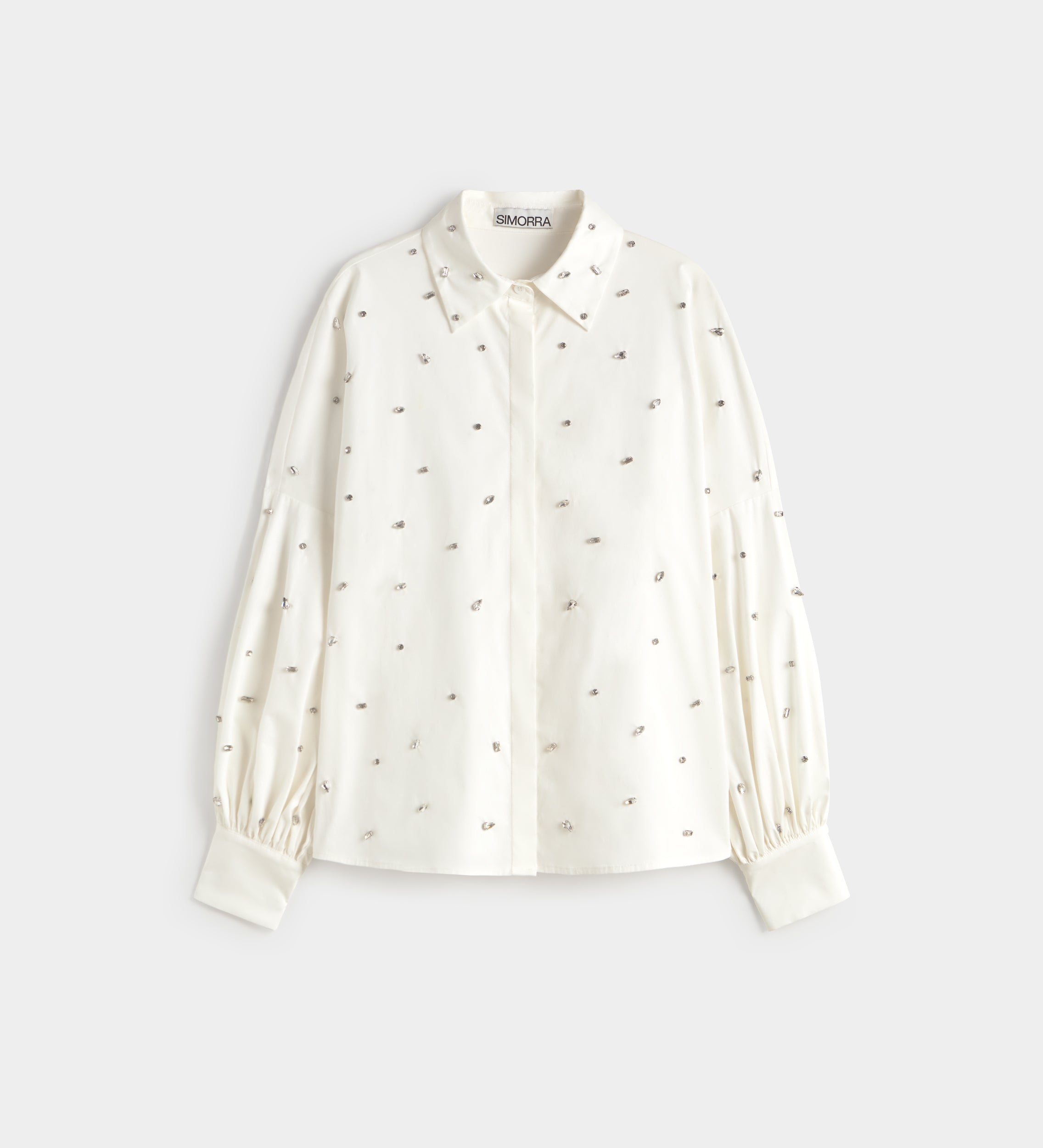 Blouse manches longues à strass