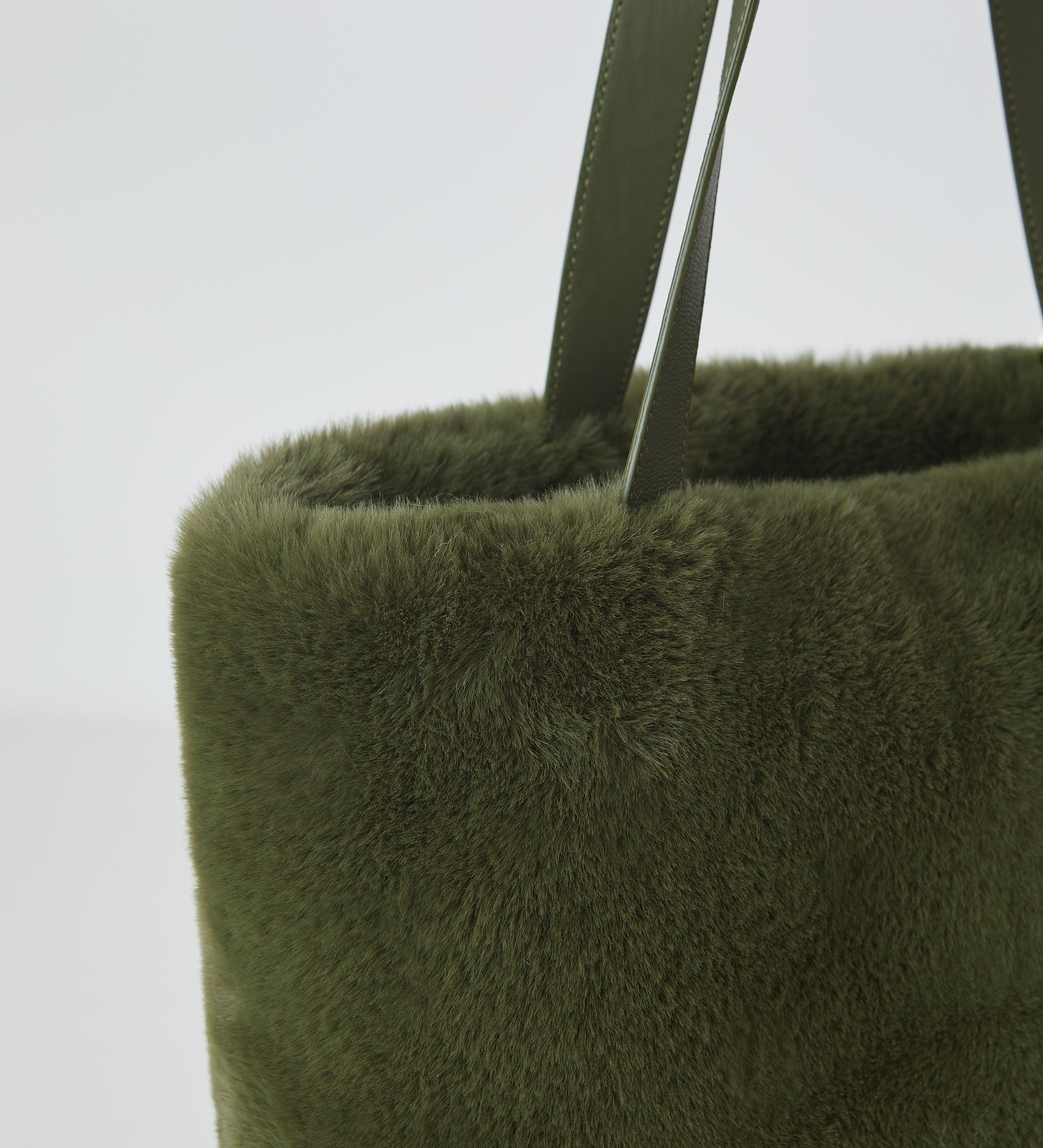 Bolso shopper ecopelo