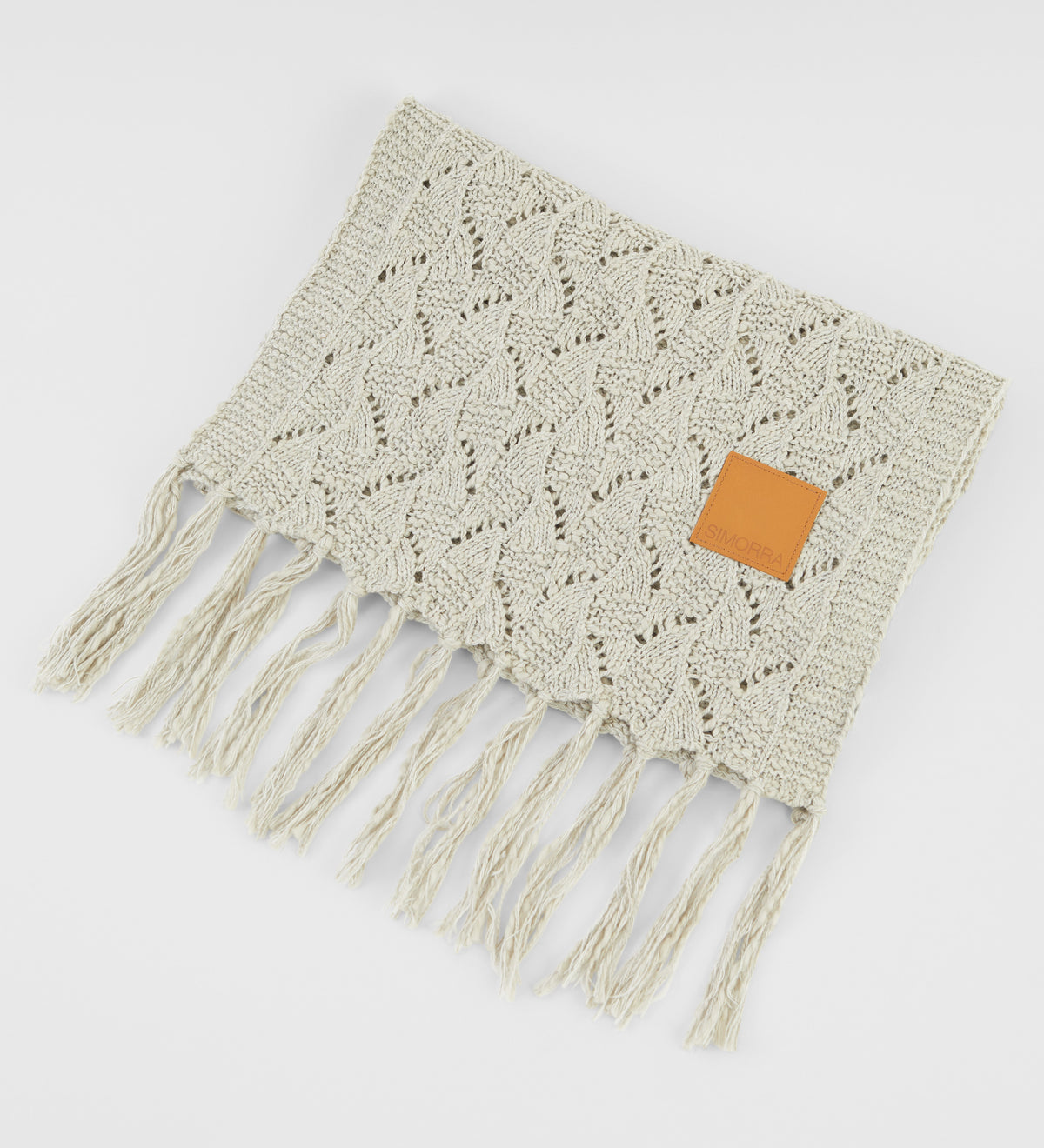 Fringe texture scarf