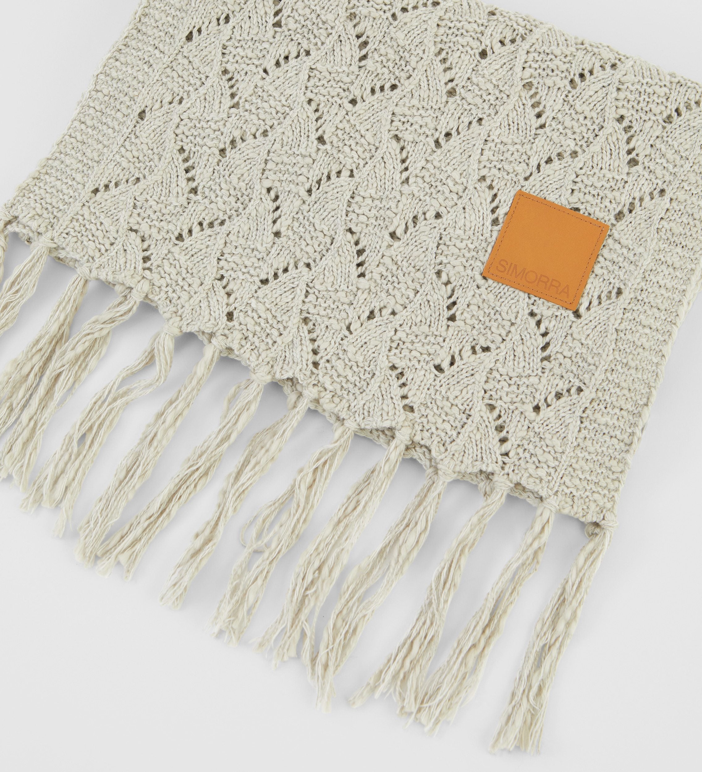 Fringe texture scarf