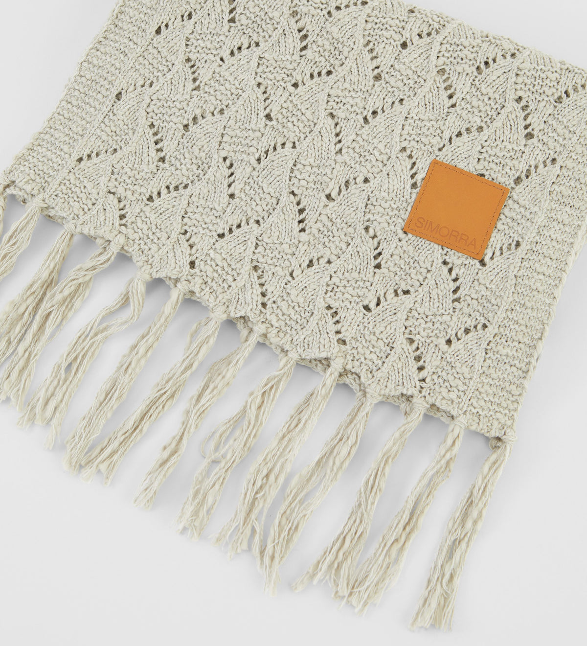 Fringe texture scarf