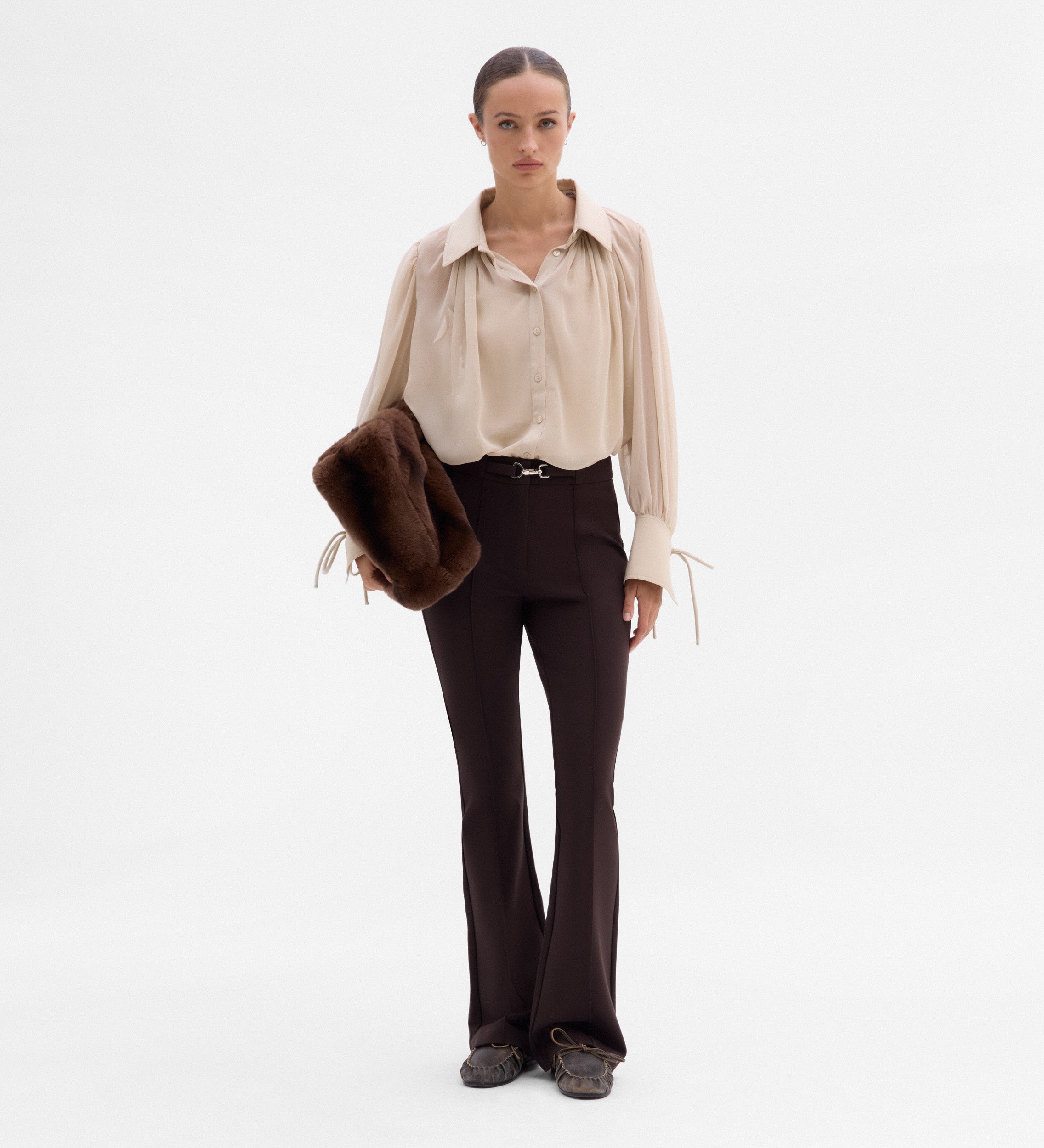 Flared pants belt