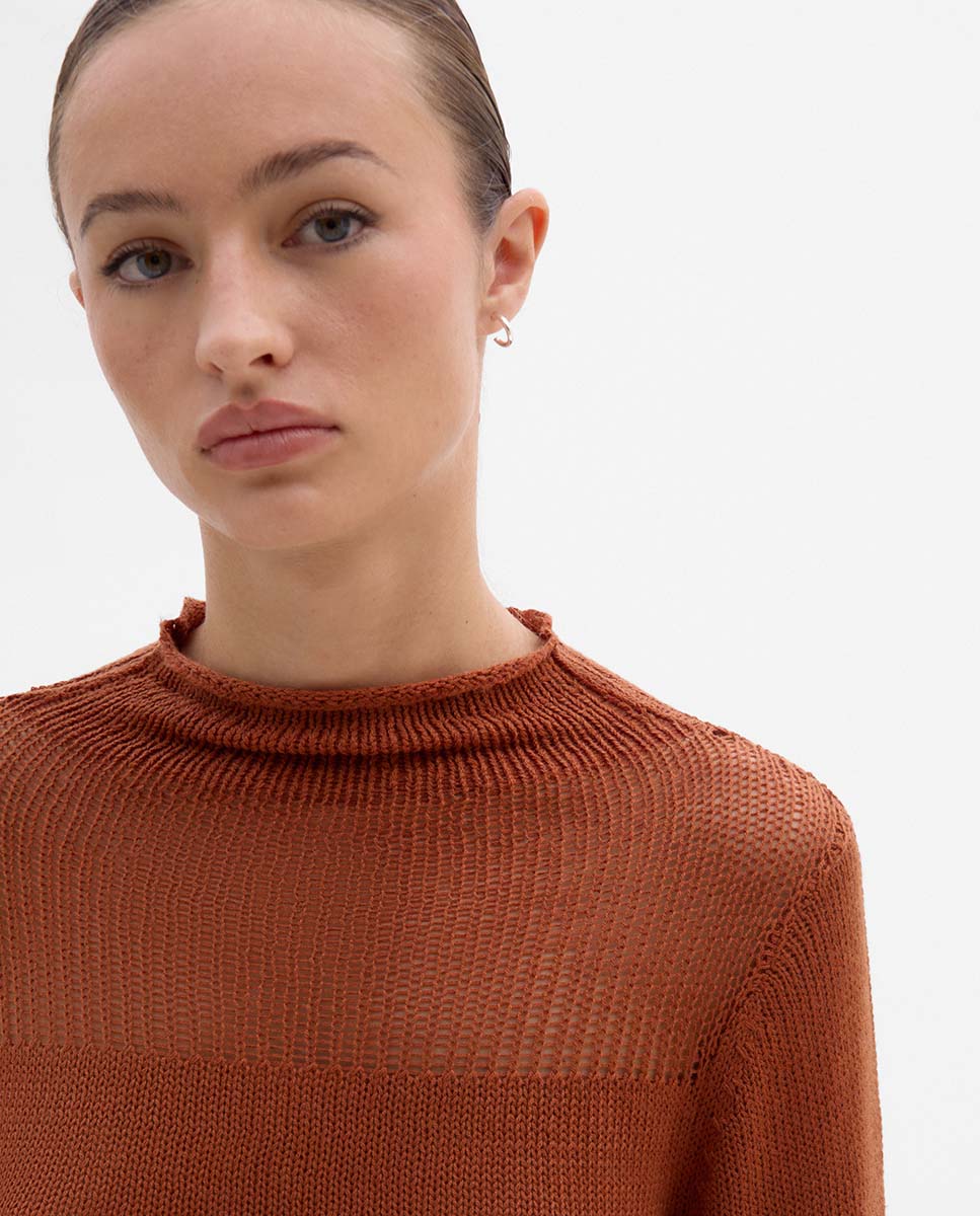 Pull détail non cousu