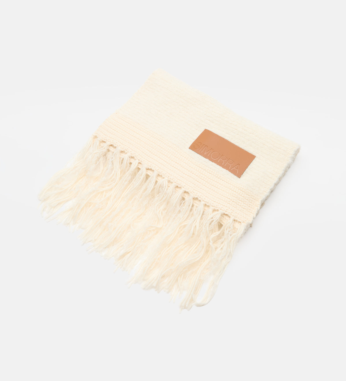 Combined knit scarf