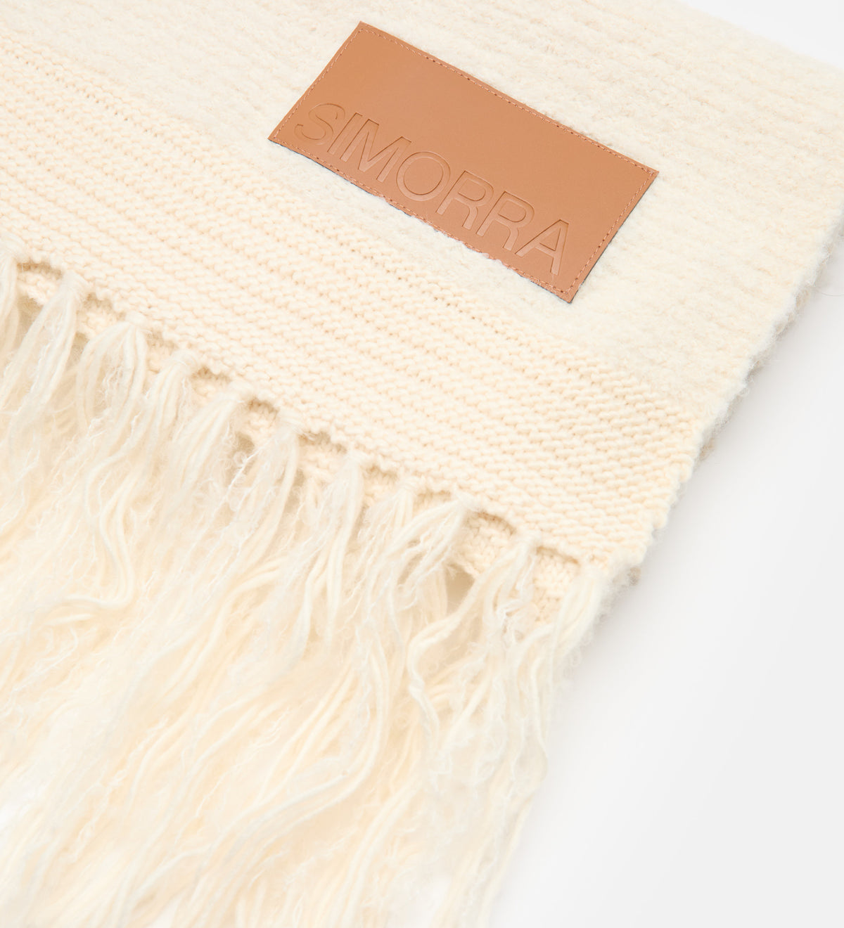Combined knit scarf