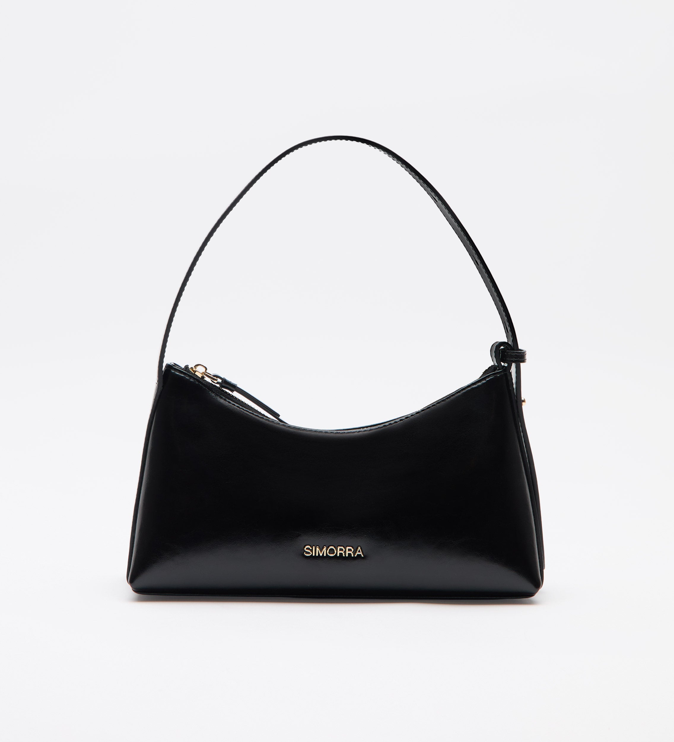 Bolso piel estilo baguette