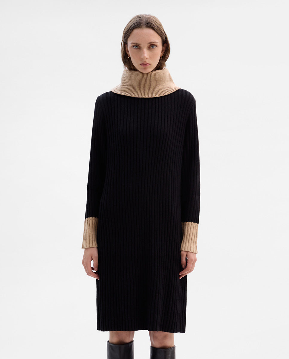 Vestido punto canalé