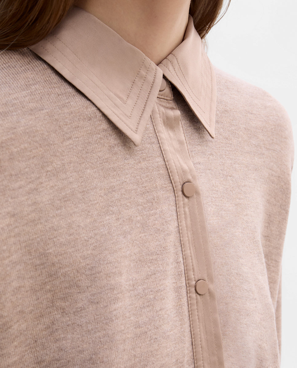 Chemise en tricot combiné