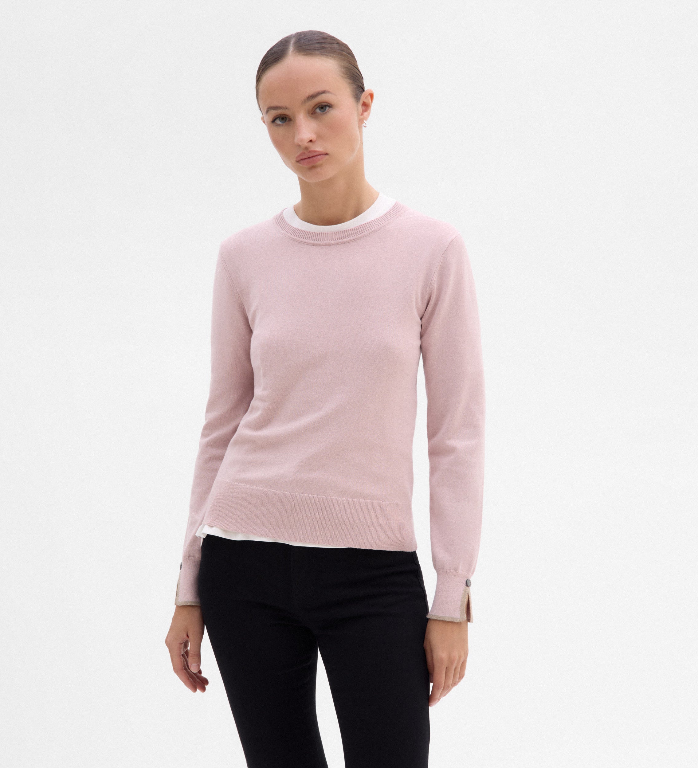 Jersey escote redondo