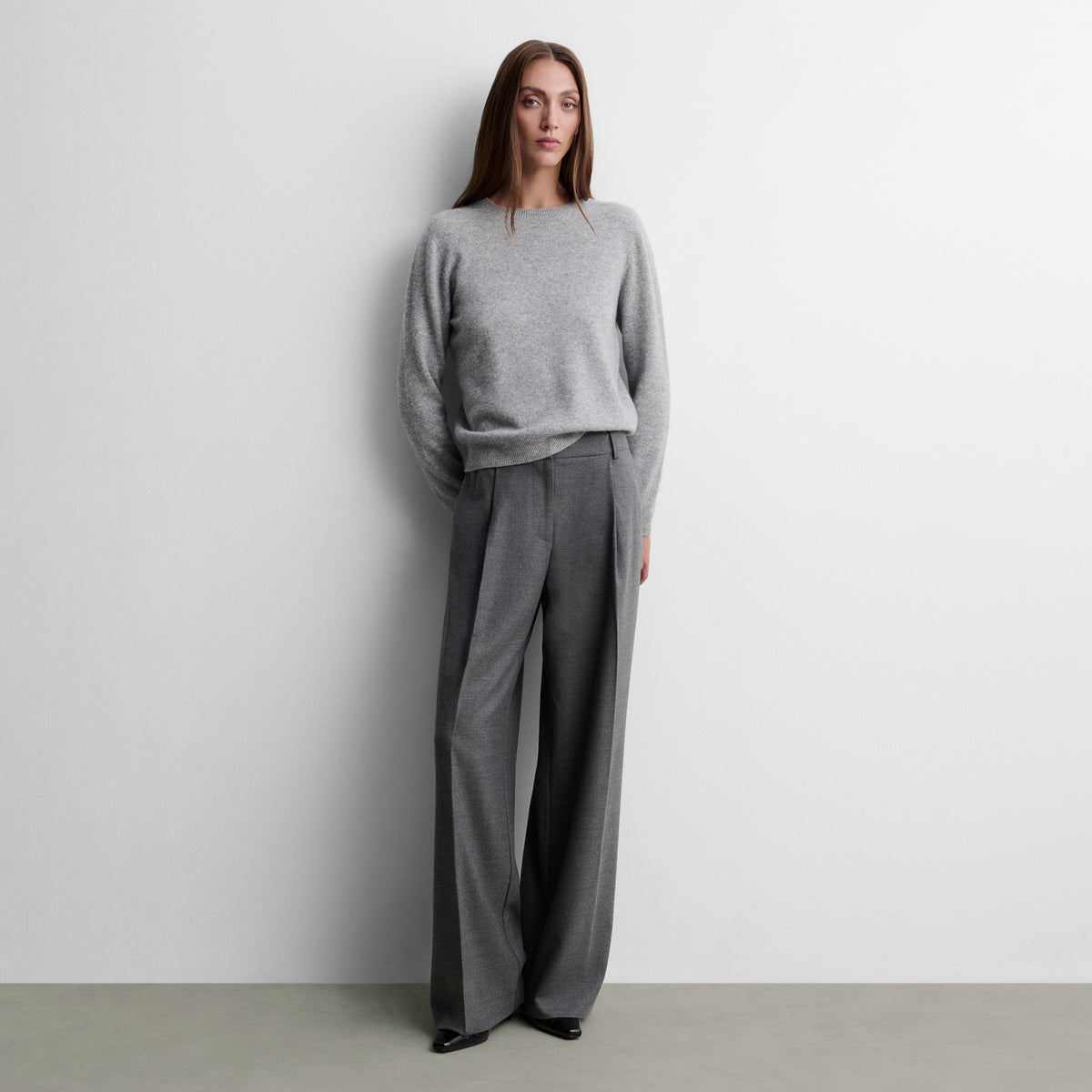 Pantalon large à pinces