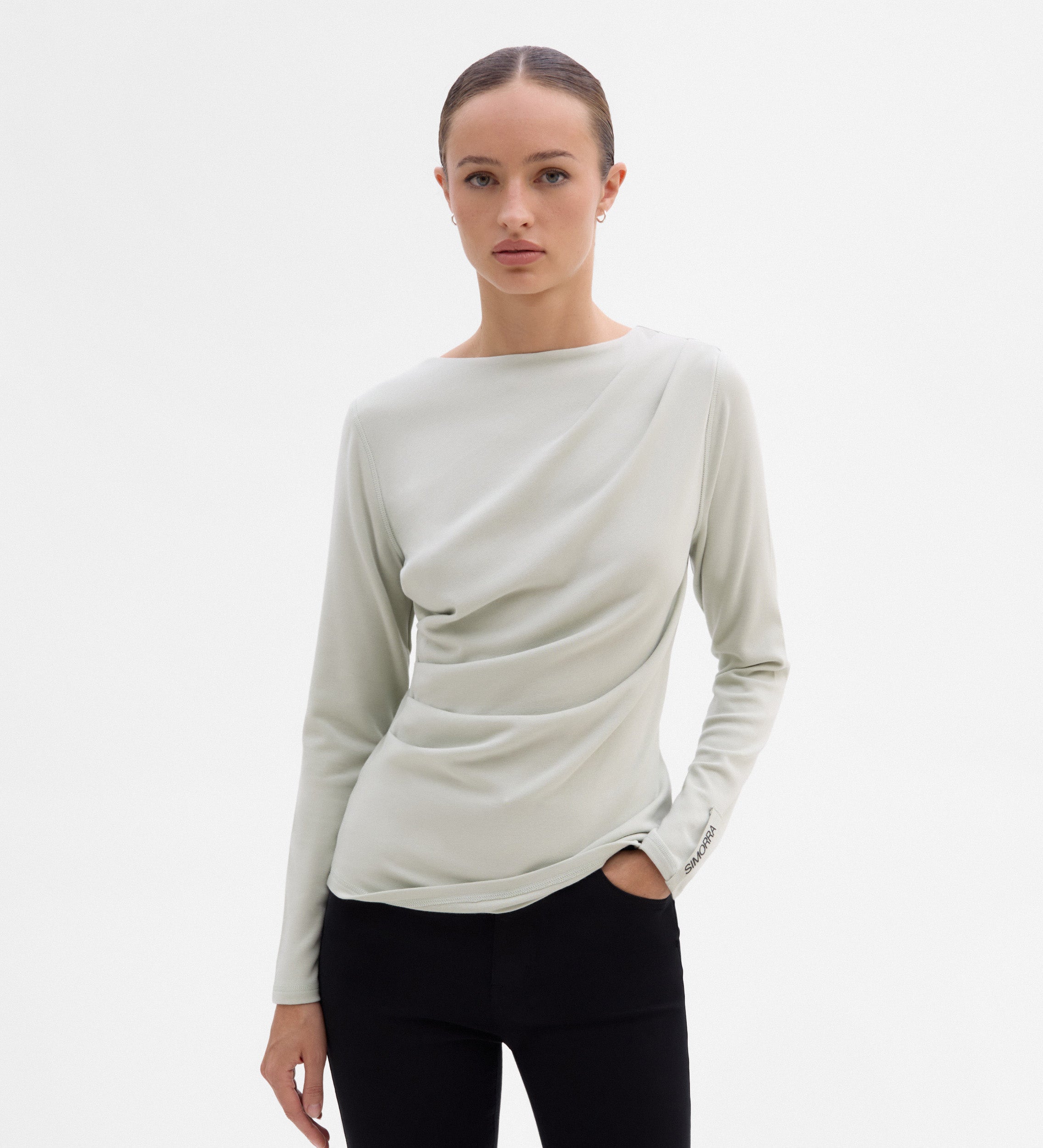 T-shirt drapé