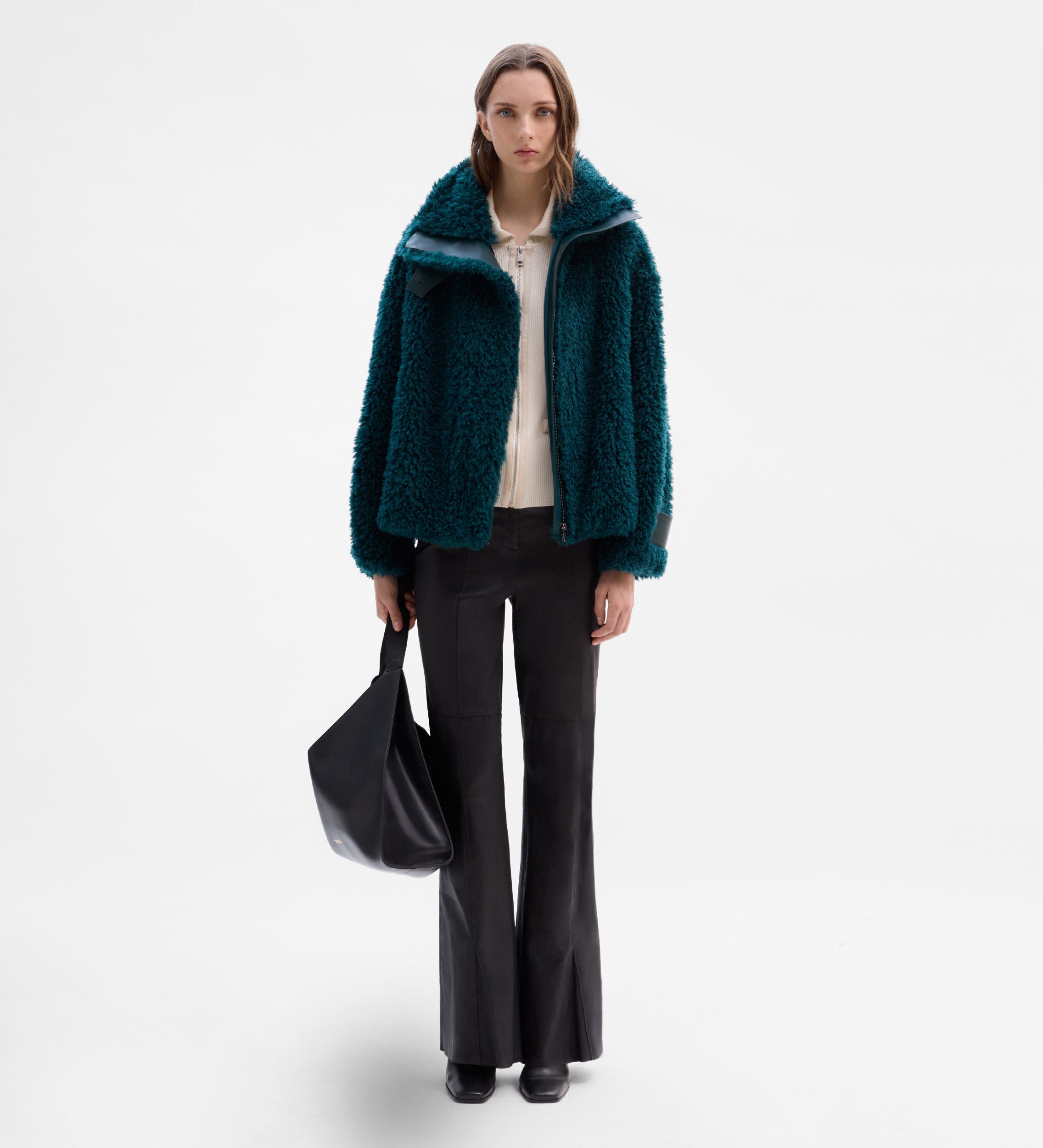 Fur-effect jacket