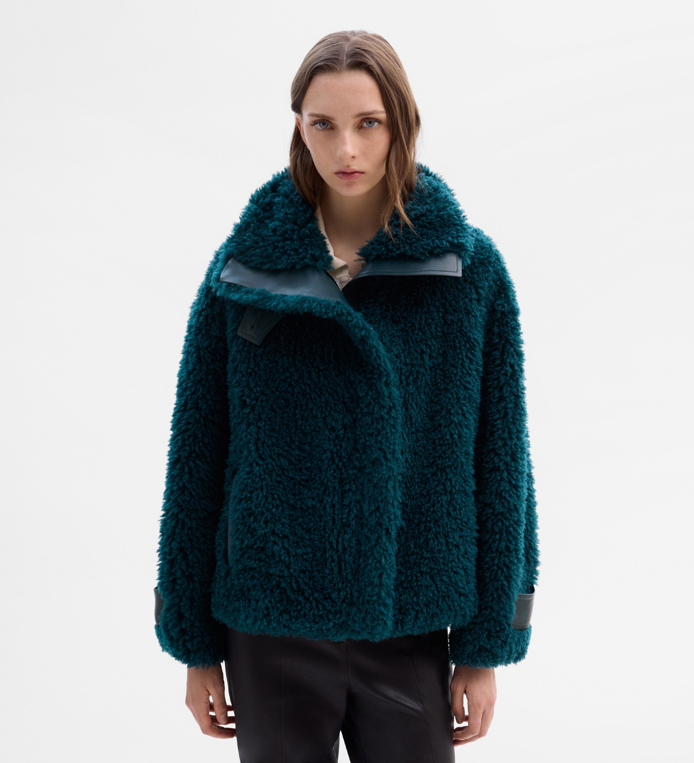 Fur-effect jacket