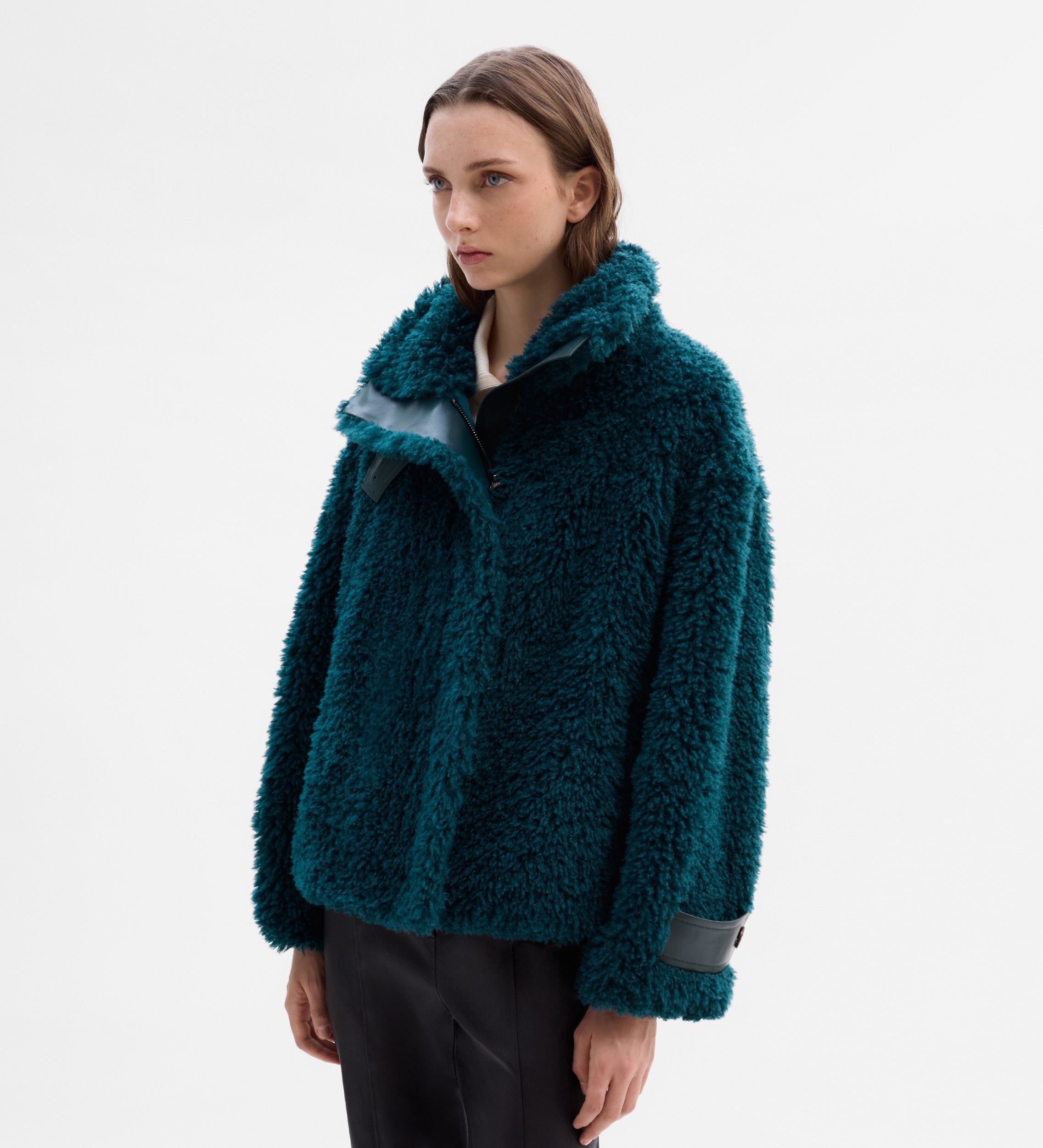 Fur-effect jacket
