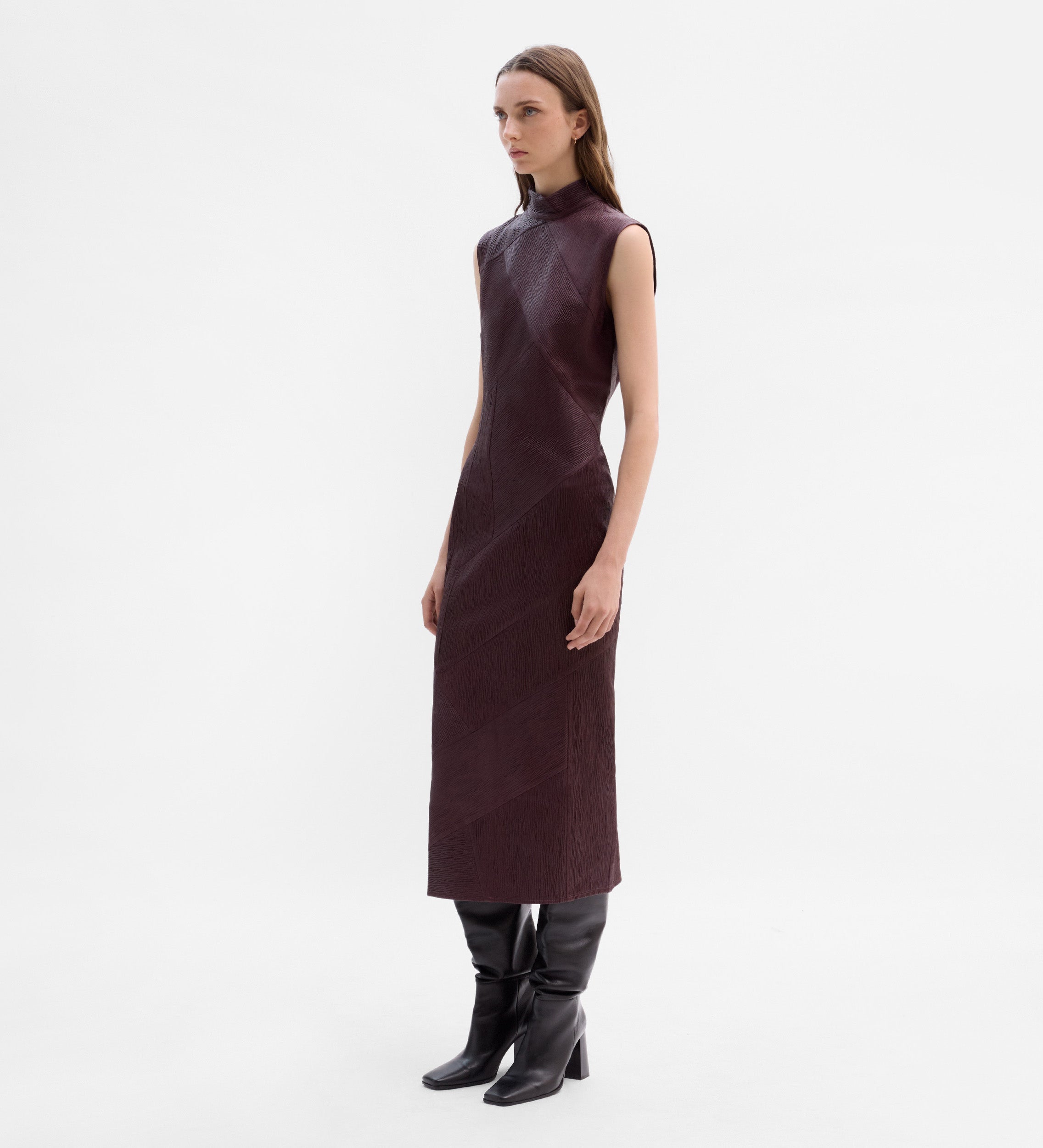 Long textured dress