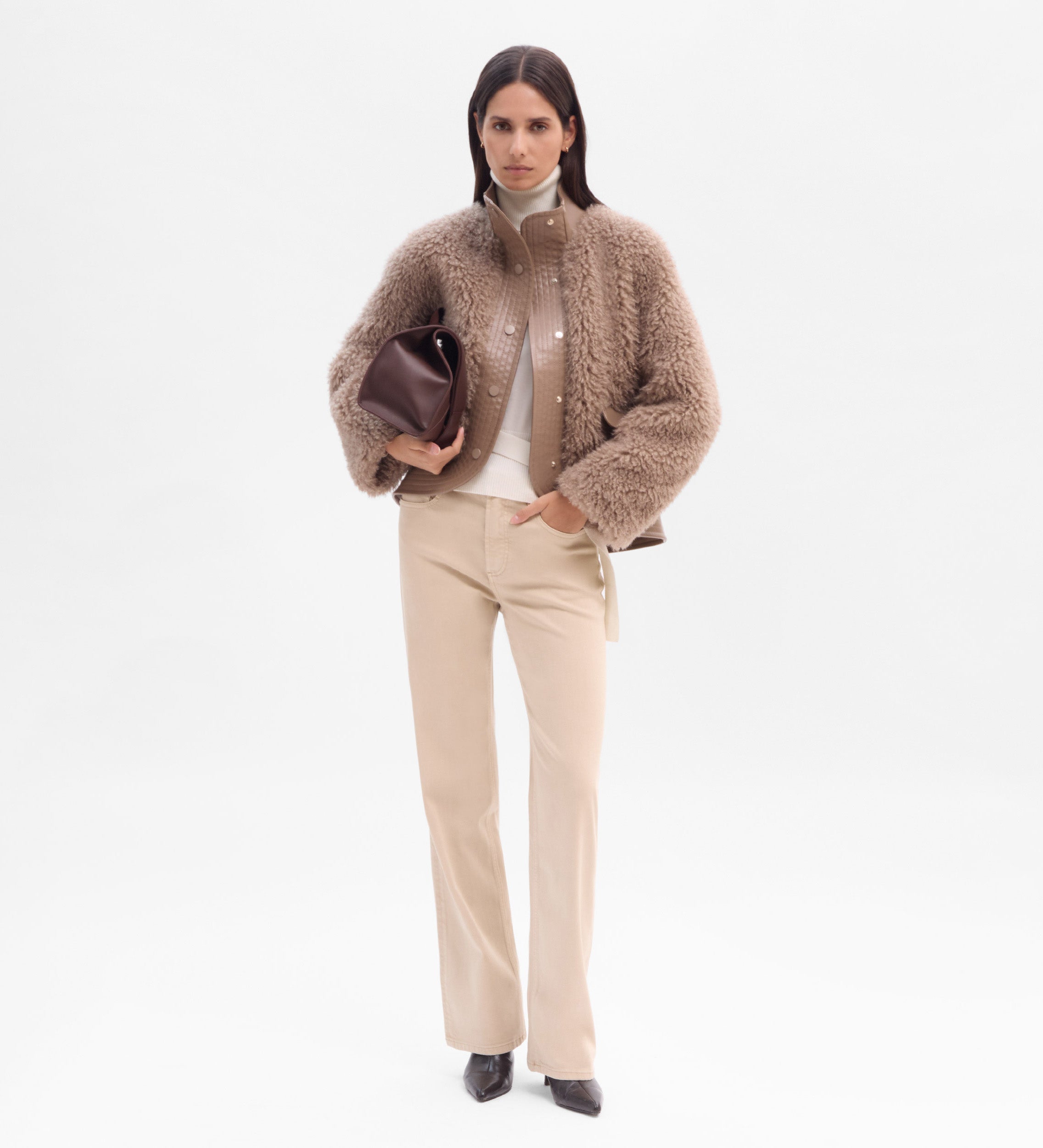 Veste bomber style mouton