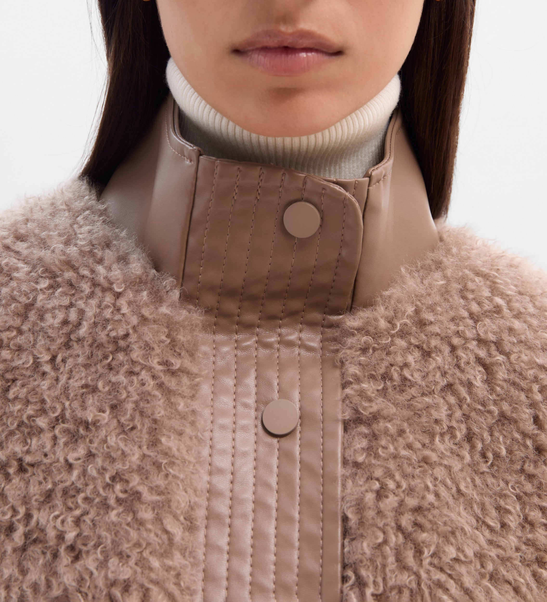 Veste bomber style mouton