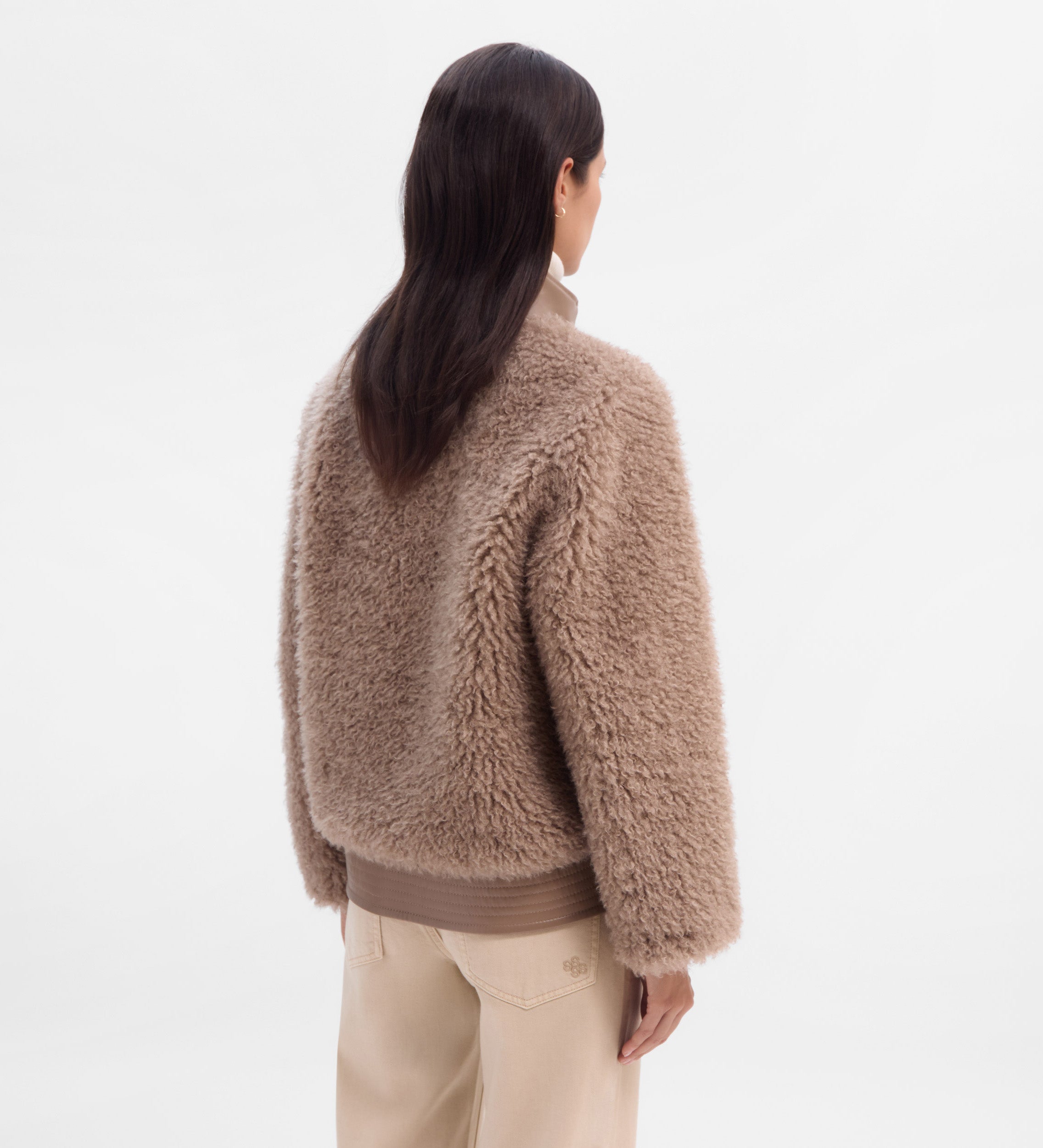 Veste bomber style mouton