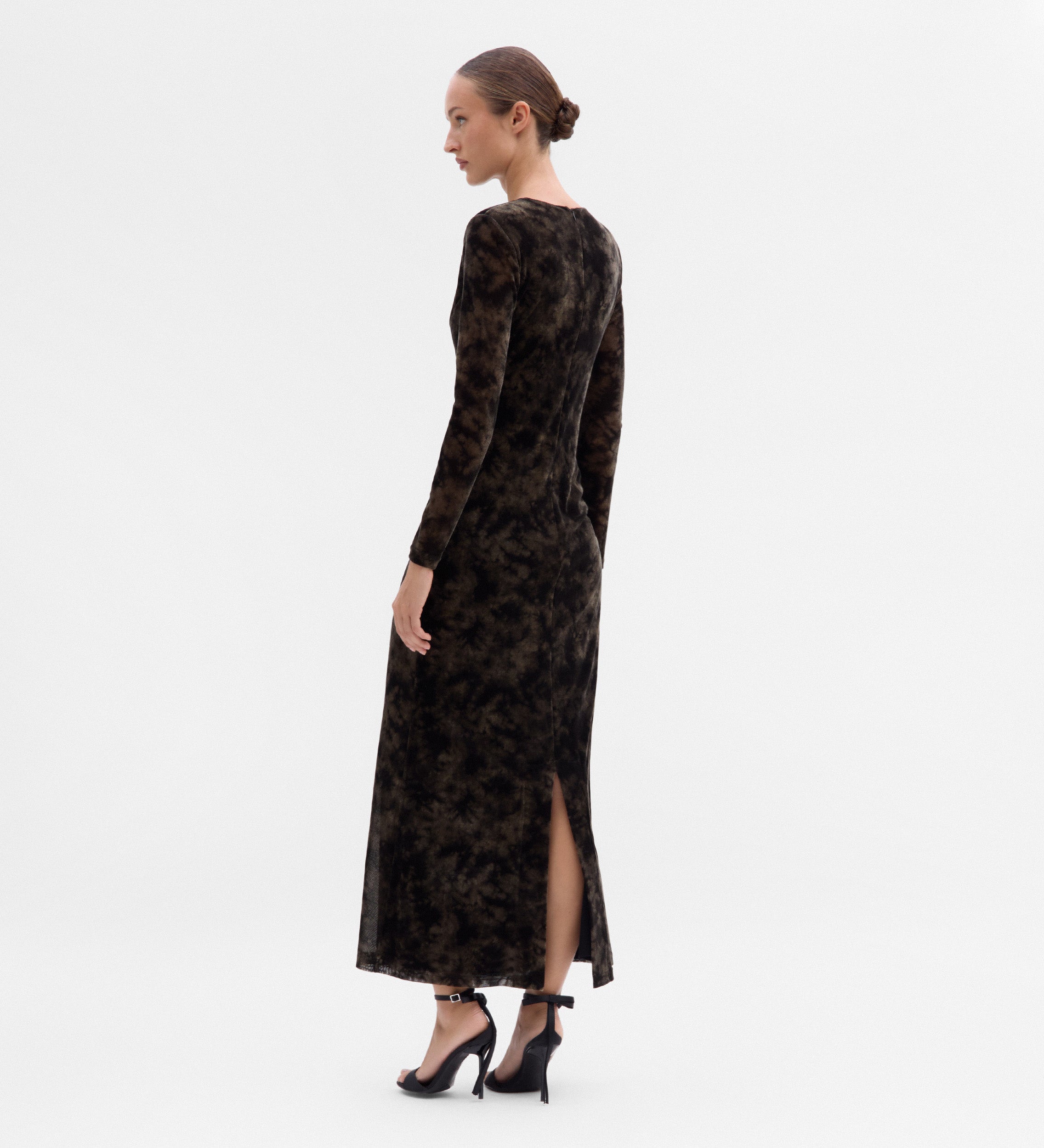 Robe longue imprimée