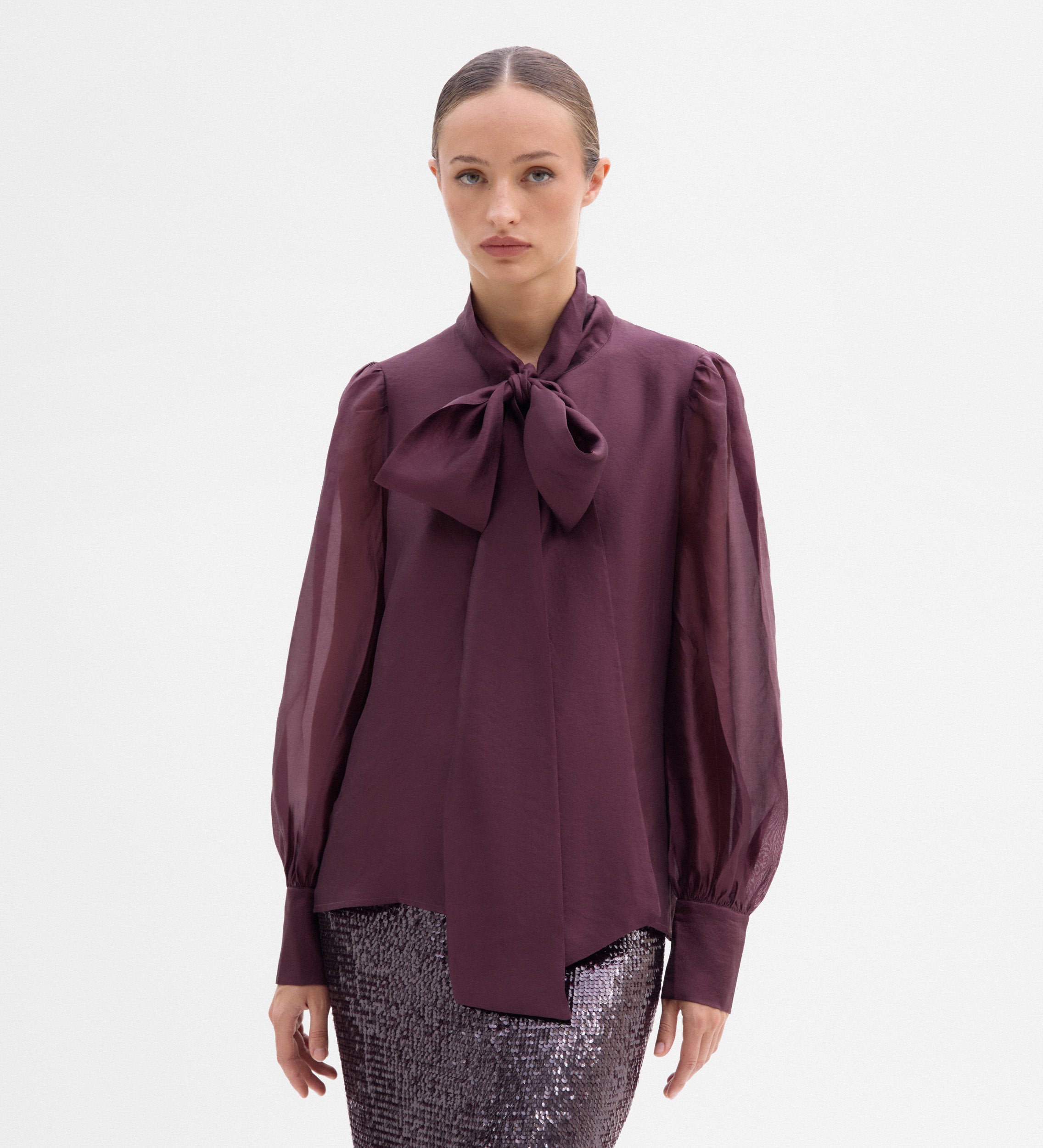 Blusa lazada cuello