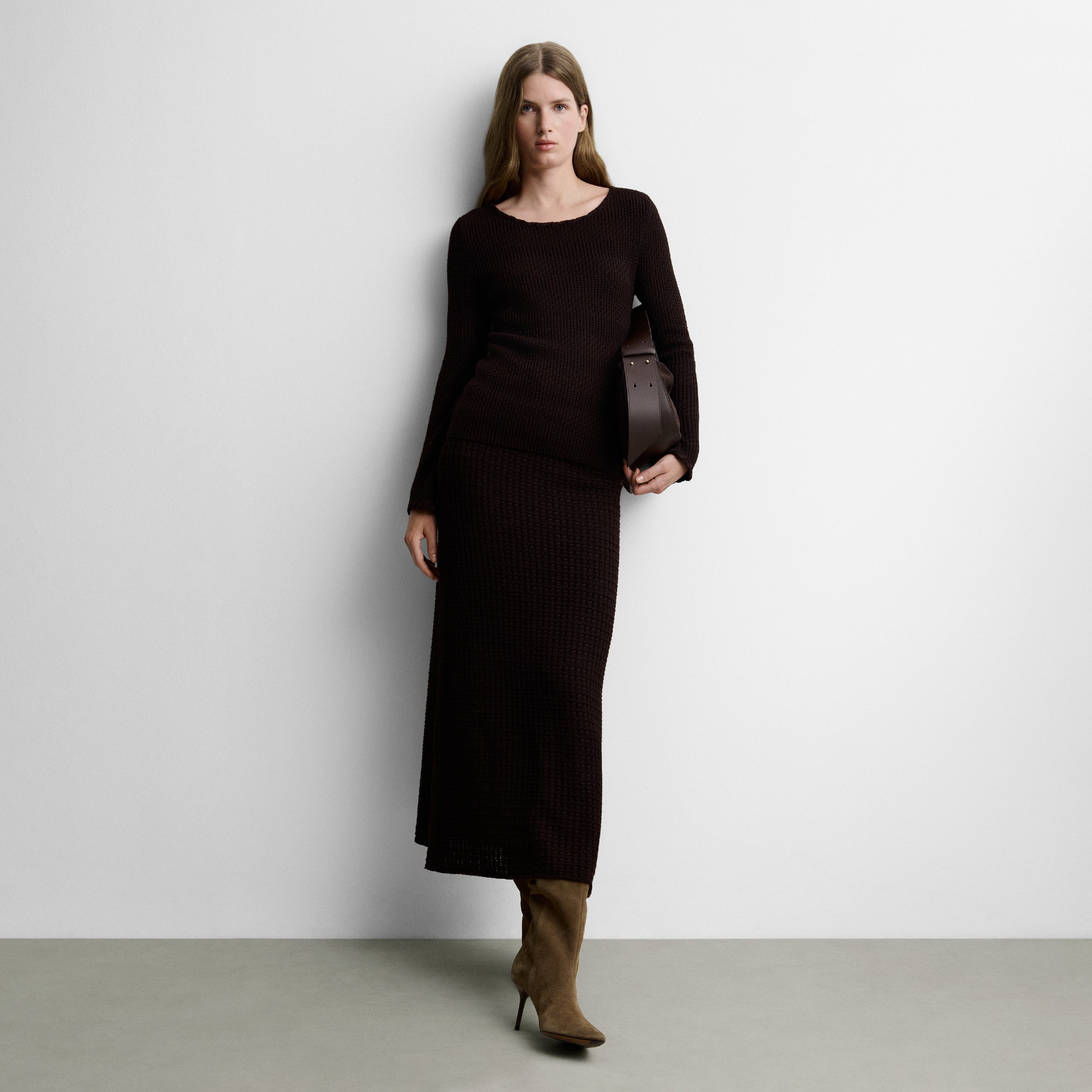 Pull en maille texturée