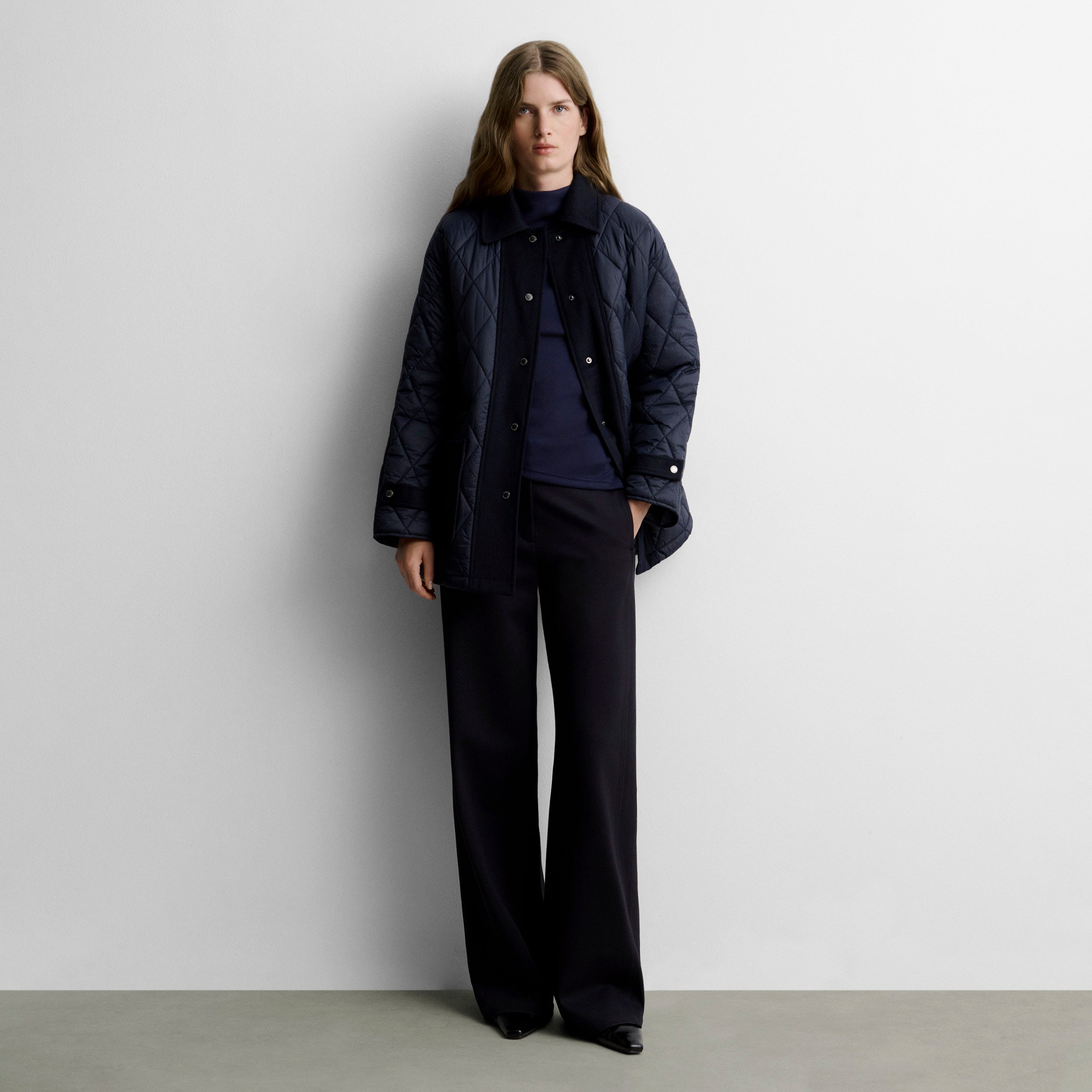 Parka légère bimatière