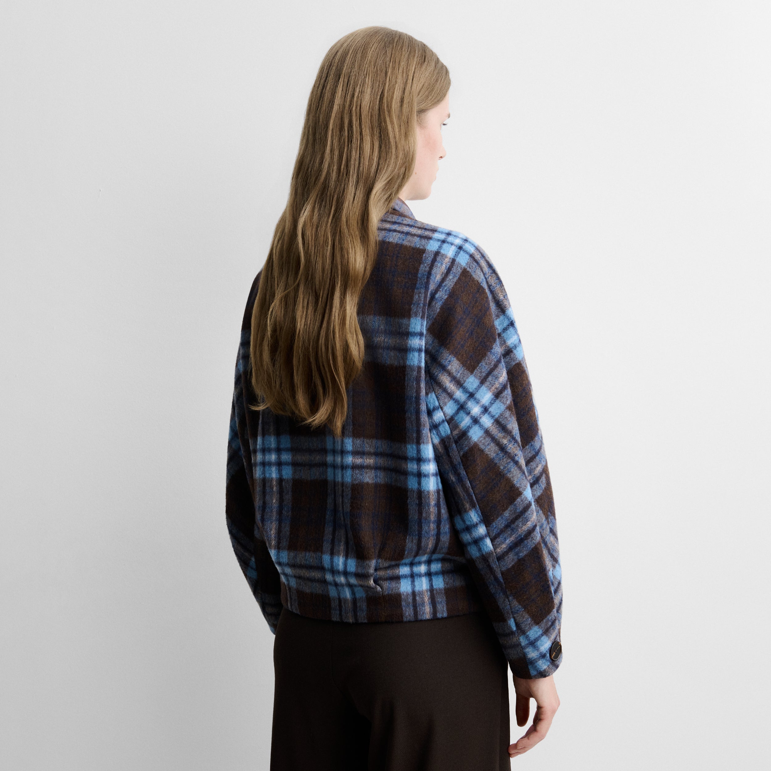 Veste imprimée à carreaux