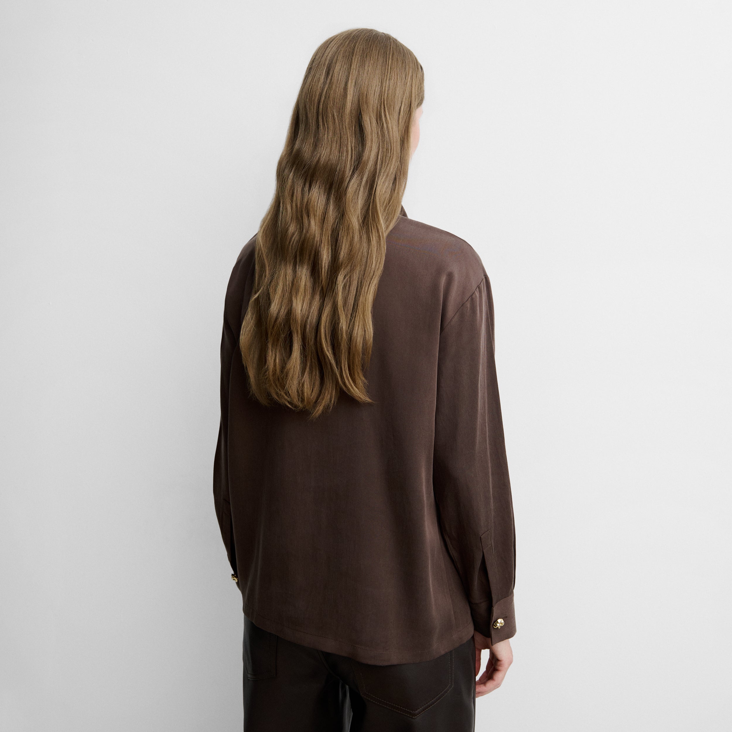 Blusa fluida lazada