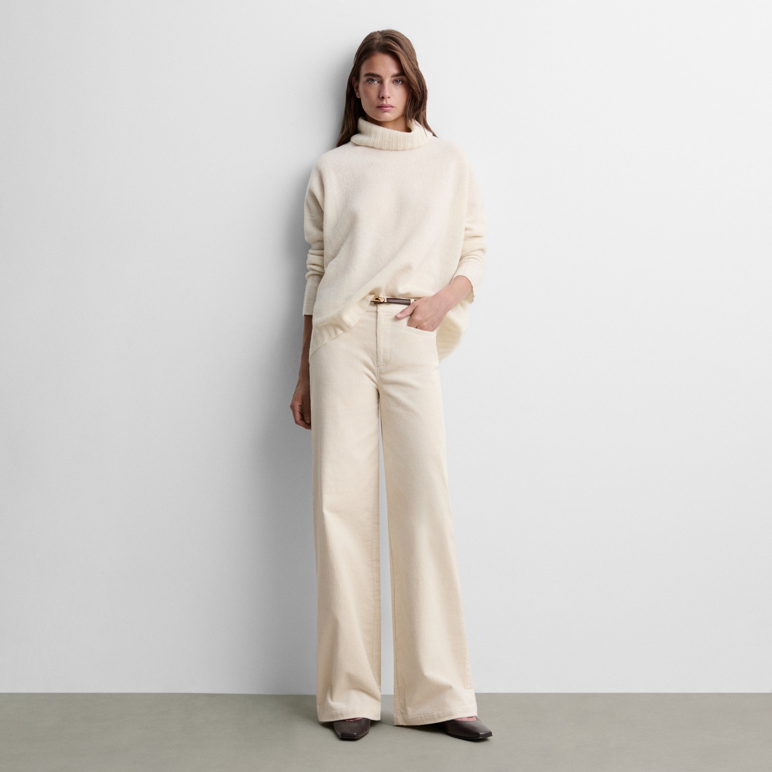 Pull oversize en laine