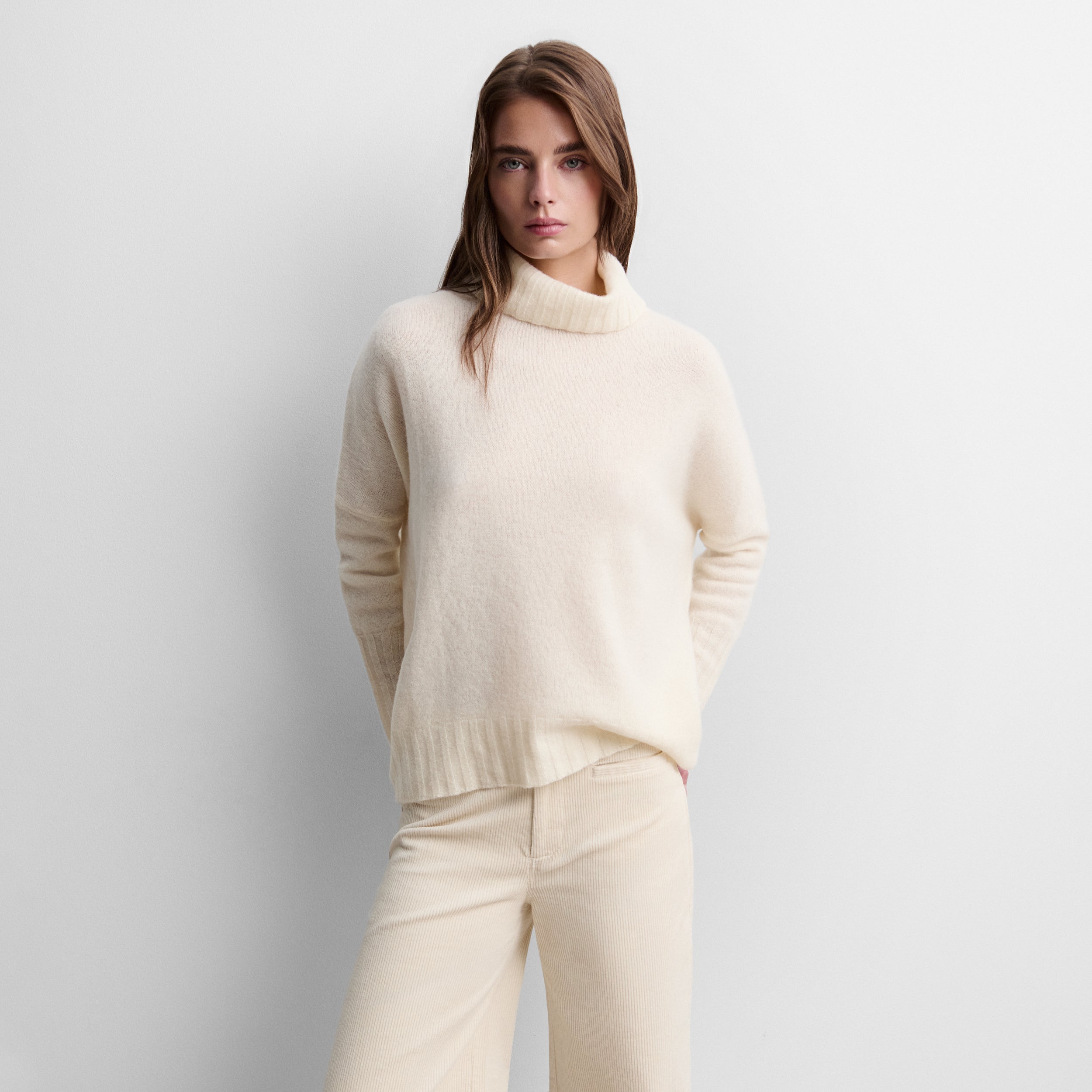 Pull oversize en laine