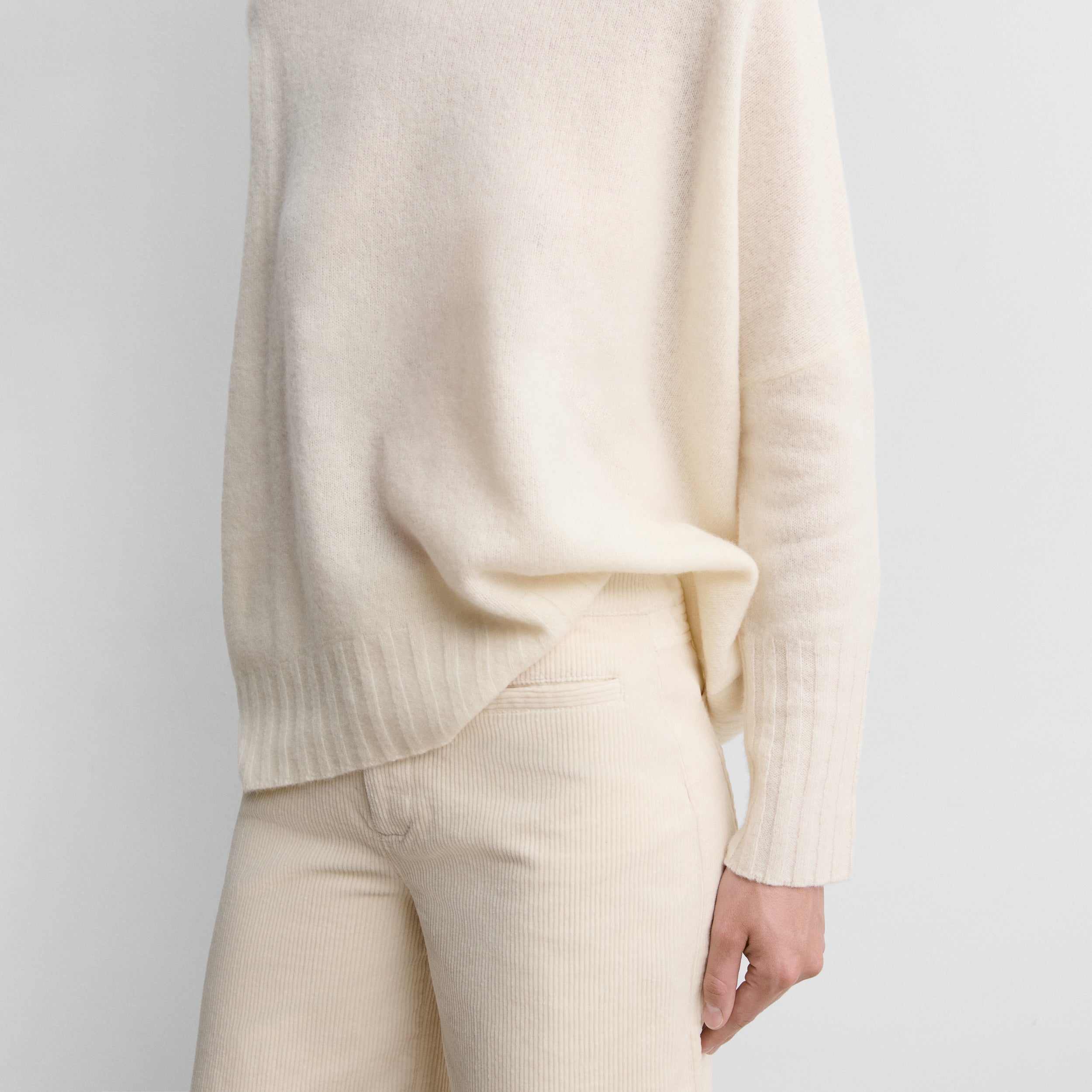 Pull oversize en laine