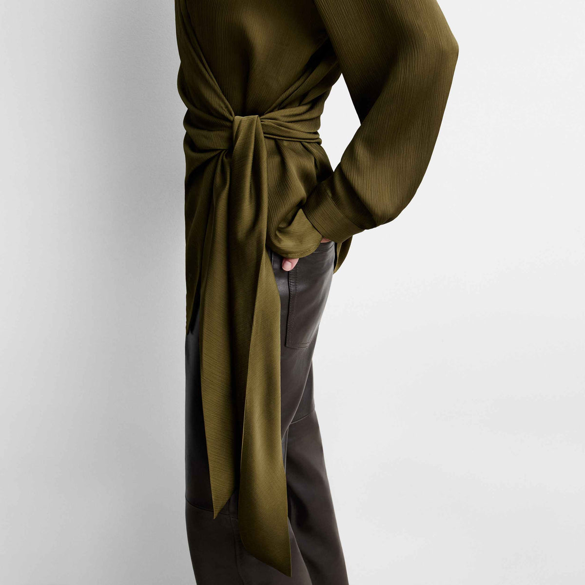 Blouse fluide à nouer