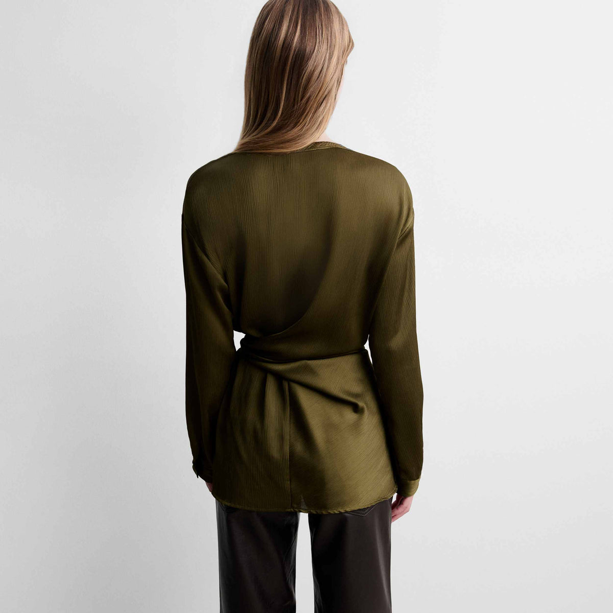 Blouse fluide à nouer