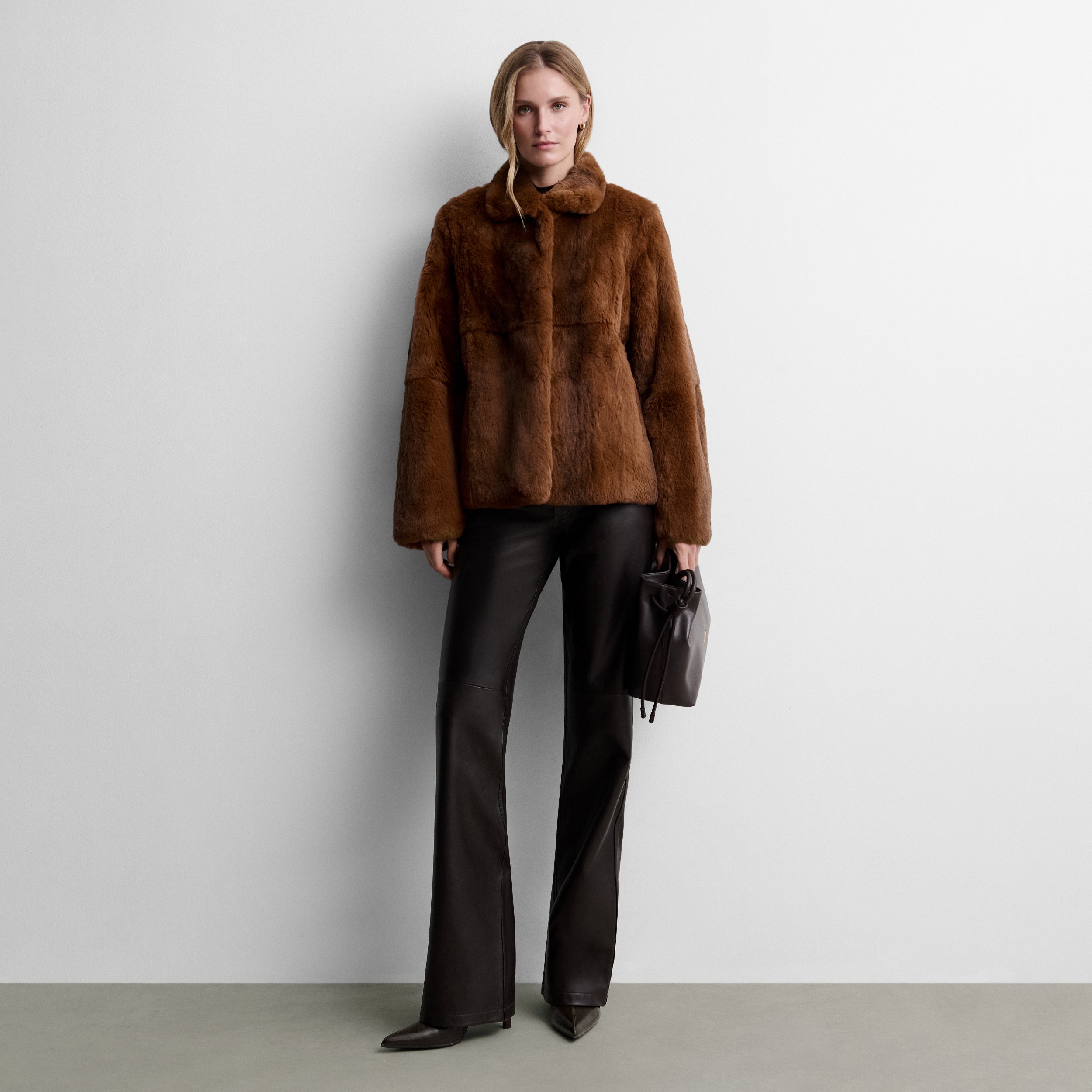 Faux-fur effect jacket