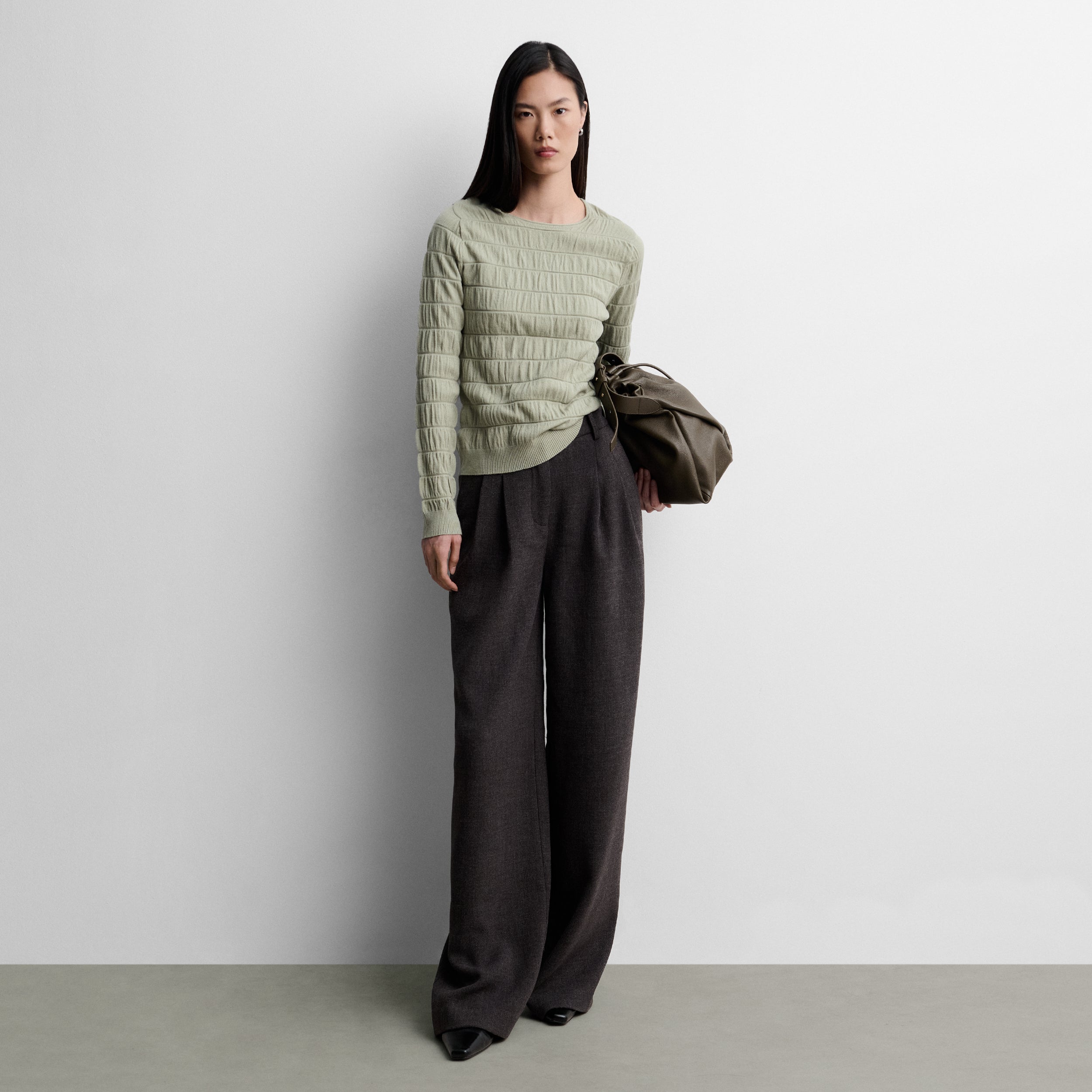 Pull en maille texturée