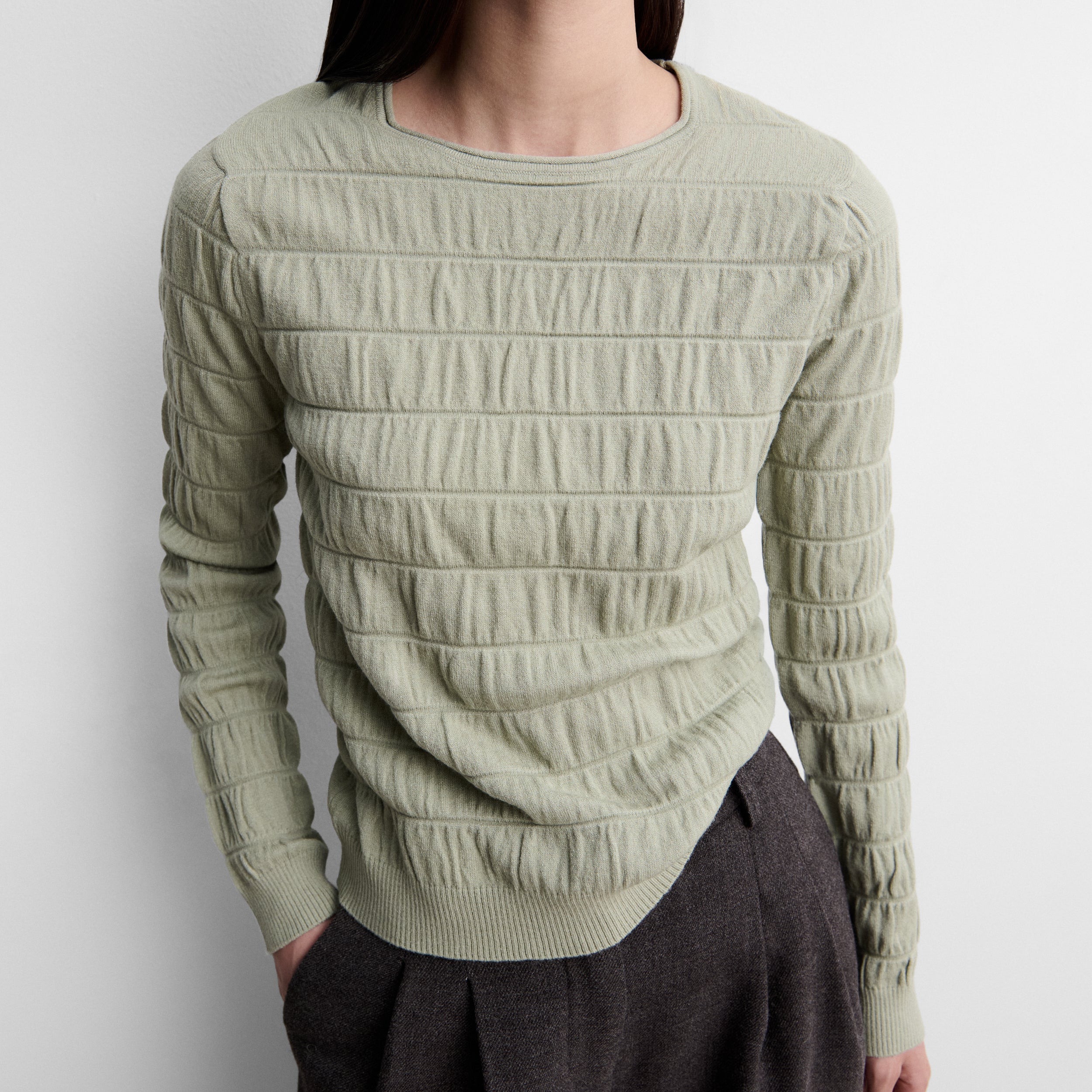 Pull en maille texturée