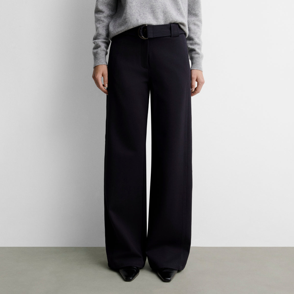 Pantalon extensible large