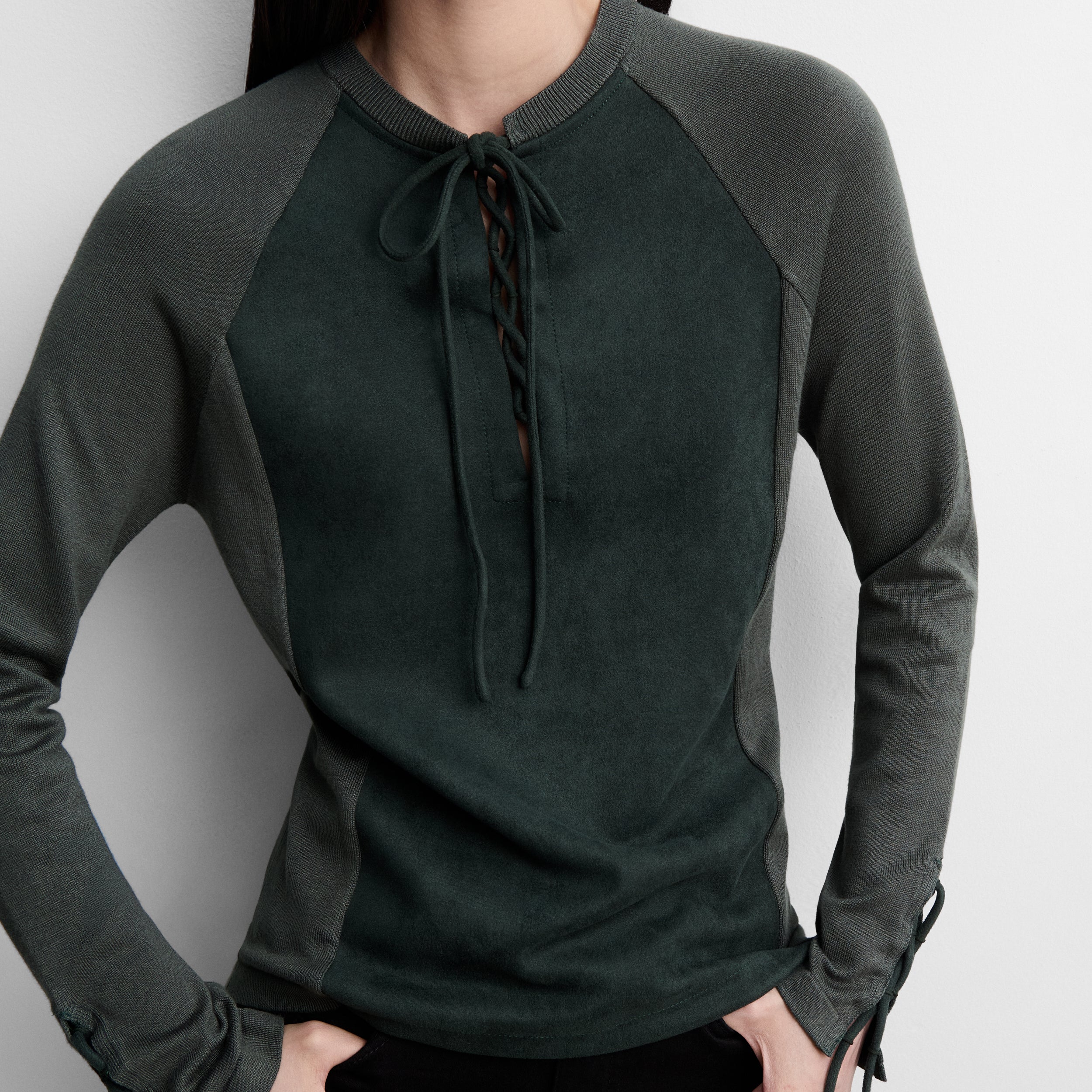 Pull bimatière