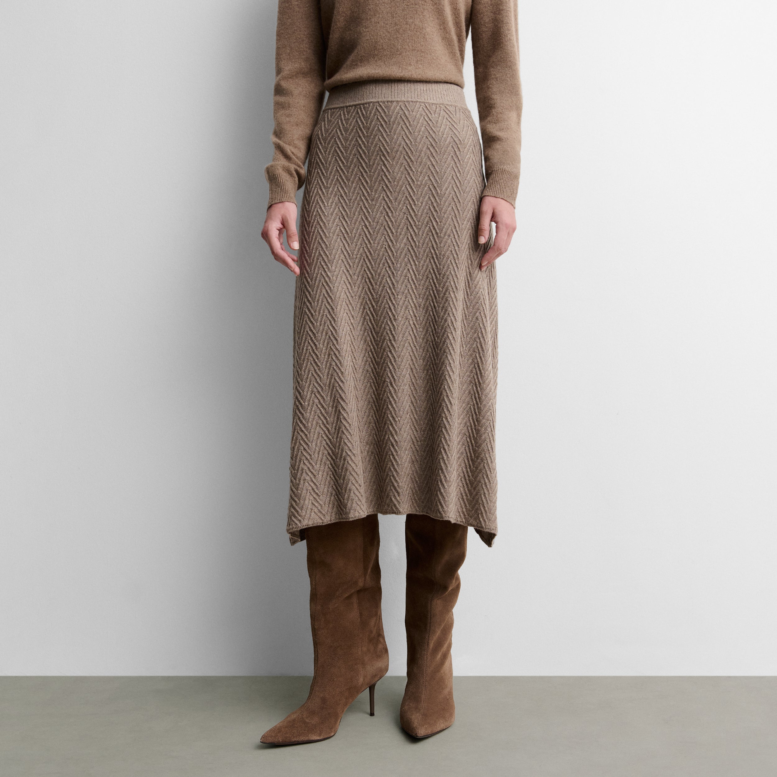 Jupe en maille fantaisie