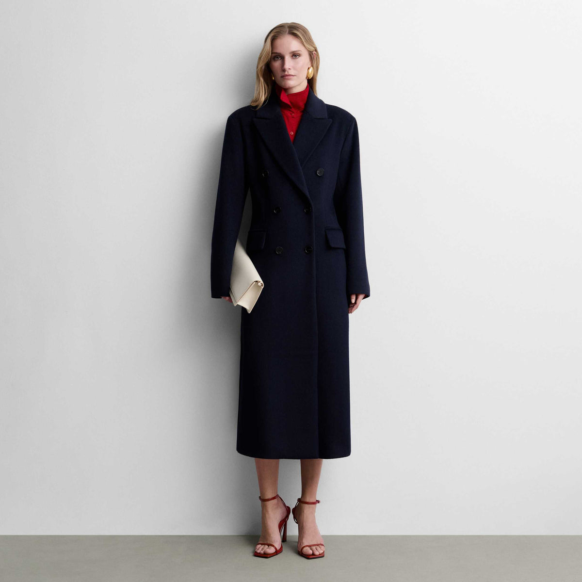 Manteau tailleur double face