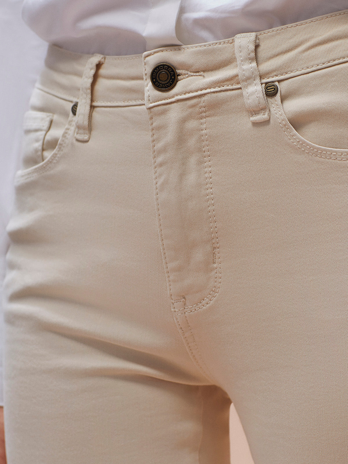 Pantalón pitillo algodón