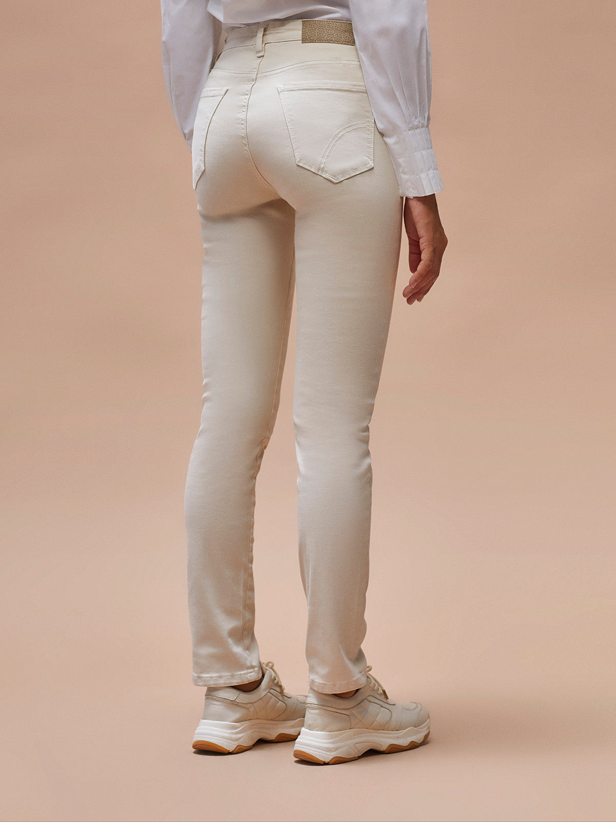 Pantalón pitillo algodón